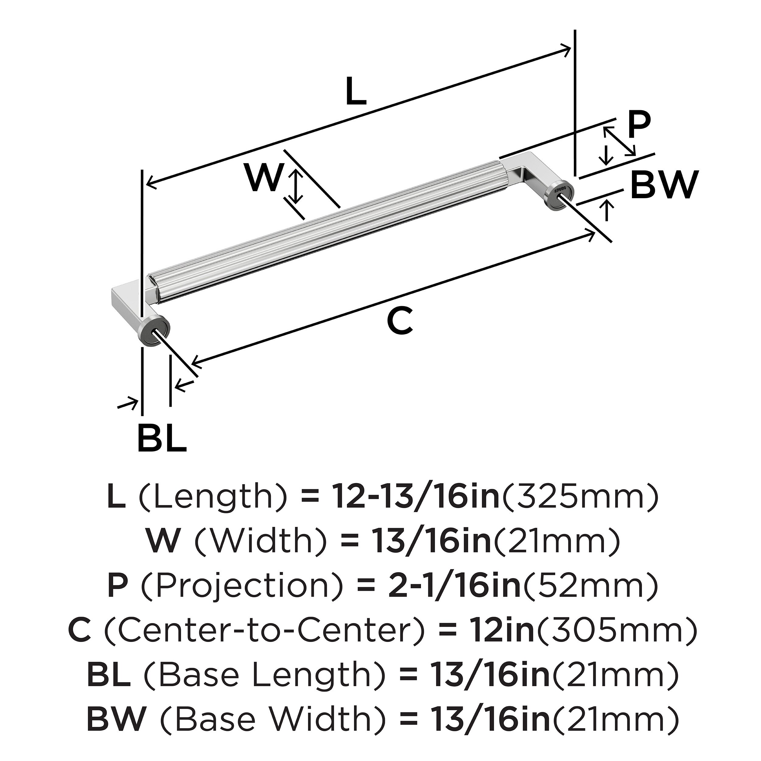 Amerock BP3765026 Cabinet-Pulls - View #4