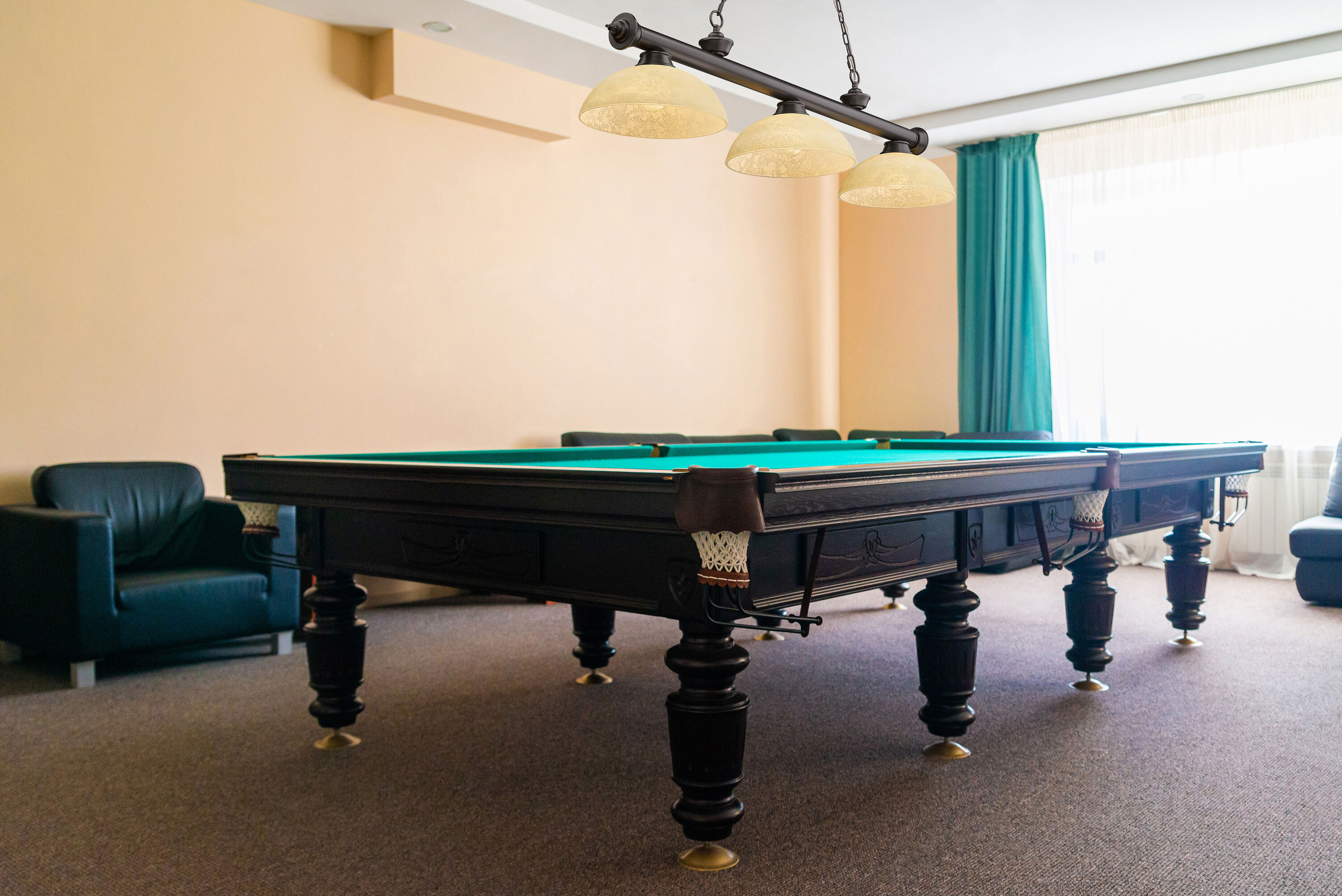 Z-Lite 2306-3BRZ-DGM14 Pool-Table-Lighting - View #6