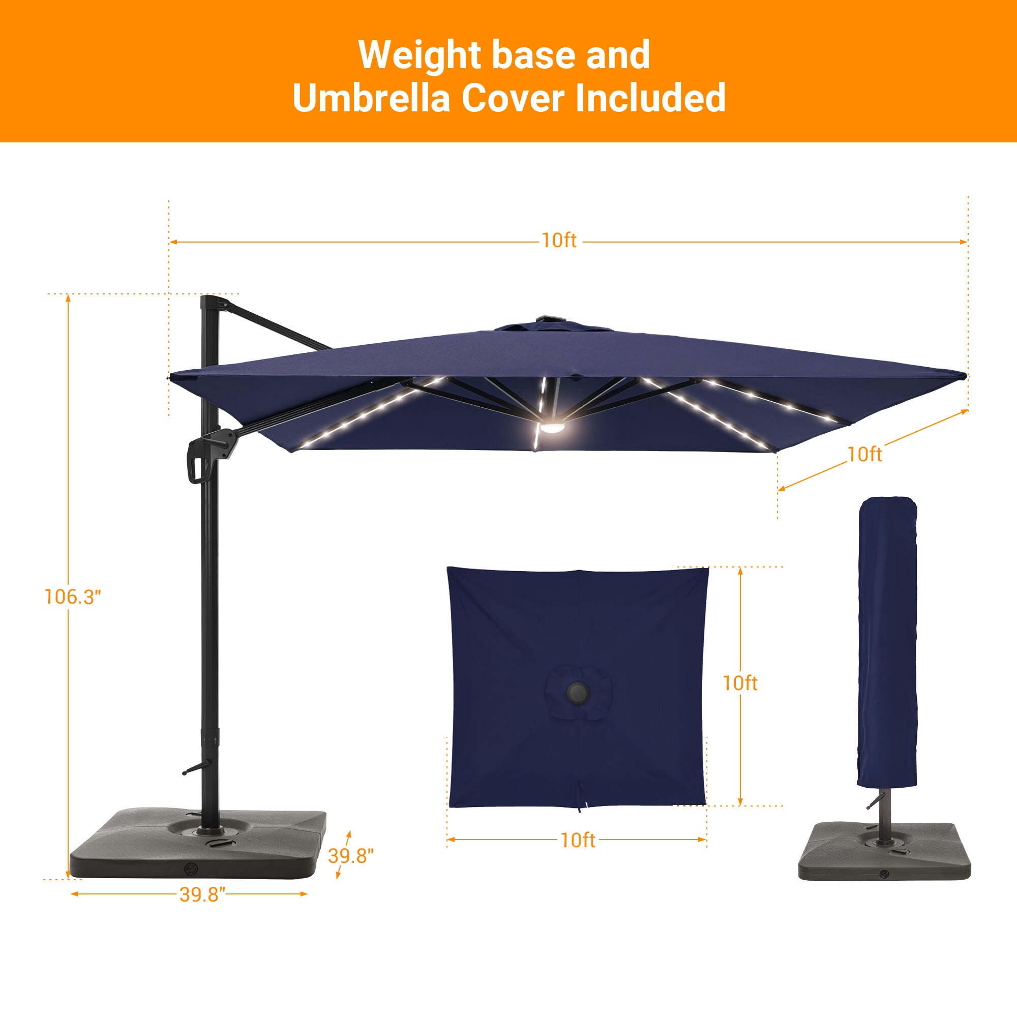 ACEGOSES LW-WB-LED1010NY Umbrellas-2 - View #2