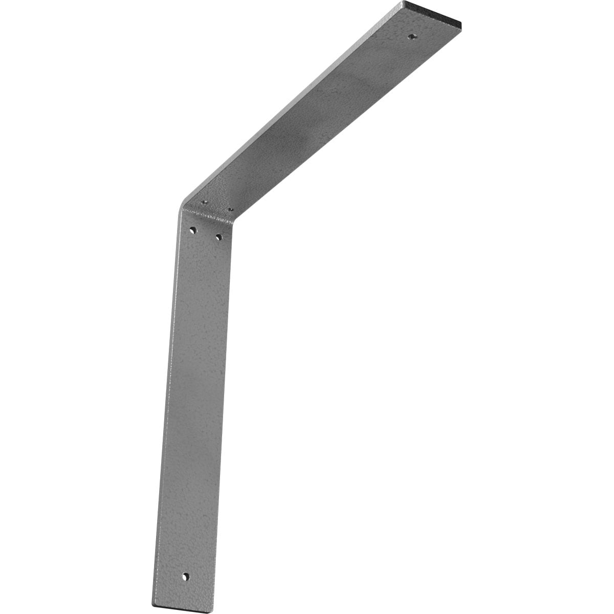 Ekena Millwork BKTM02X14X14HAHGY Hamilton 14-in x 2-in x 14-in Gray Steel Countertop support bracket