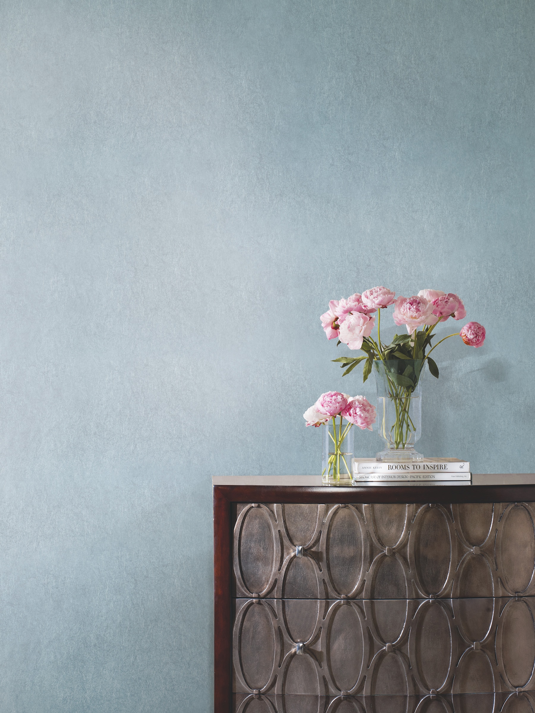 York Wallcoverings ND7092 Blue Oasis Wallpaper