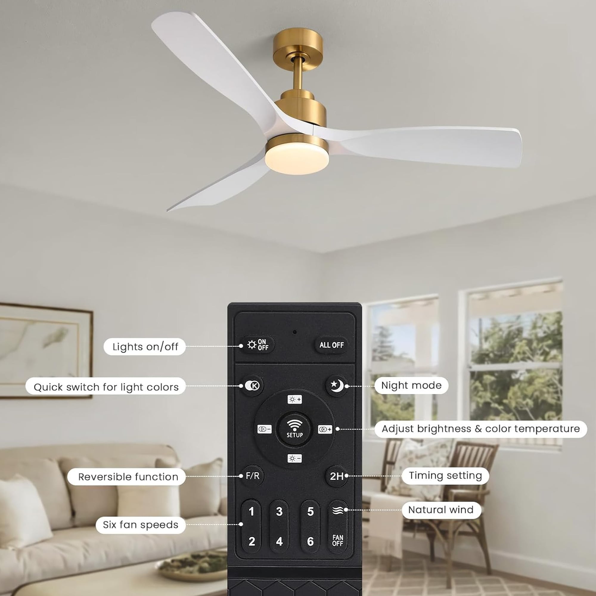 Antoine LSFD-43 Ceiling-Fans - View #3