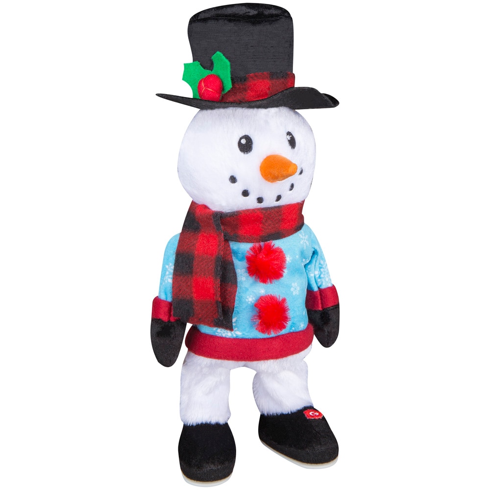 Holiday Living 13.78-in Musical Animatronic Decoration Snowman 