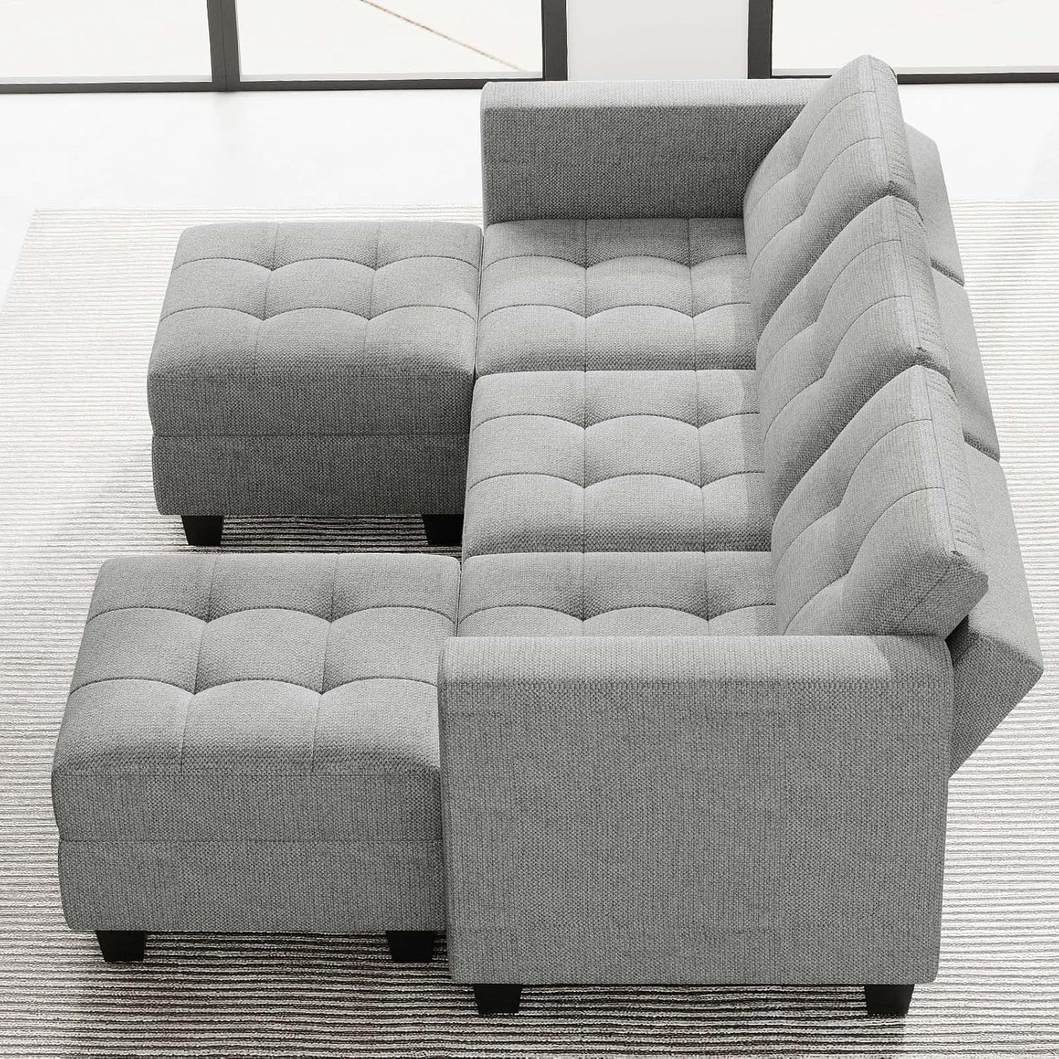 Belffin BF197-A3B2C-GRAY futons - View #4