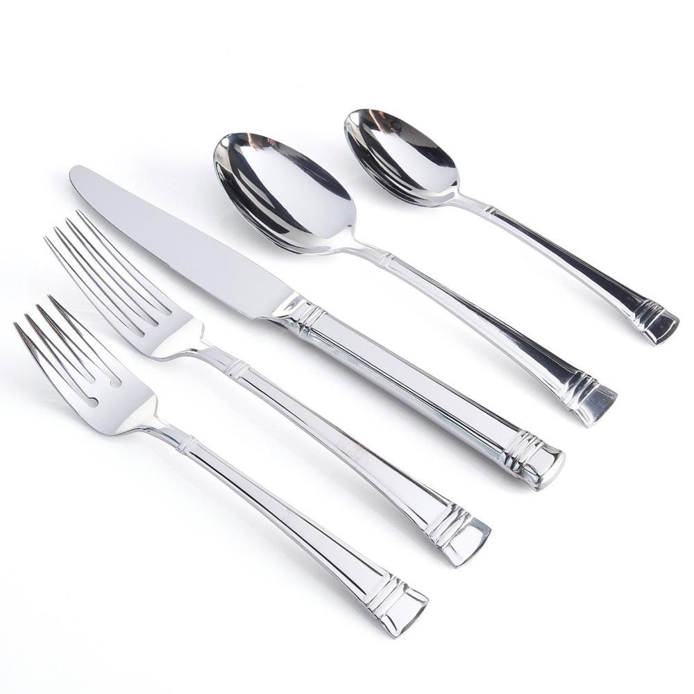 Gibson Canterbury 7pc Stainless Steel Cutlery Set - Chef, Boning, Carving,  Utility, Paring Knives, Sharpening Steel, Cutting Board - Dishwasher Safe  in the Cutlery department at