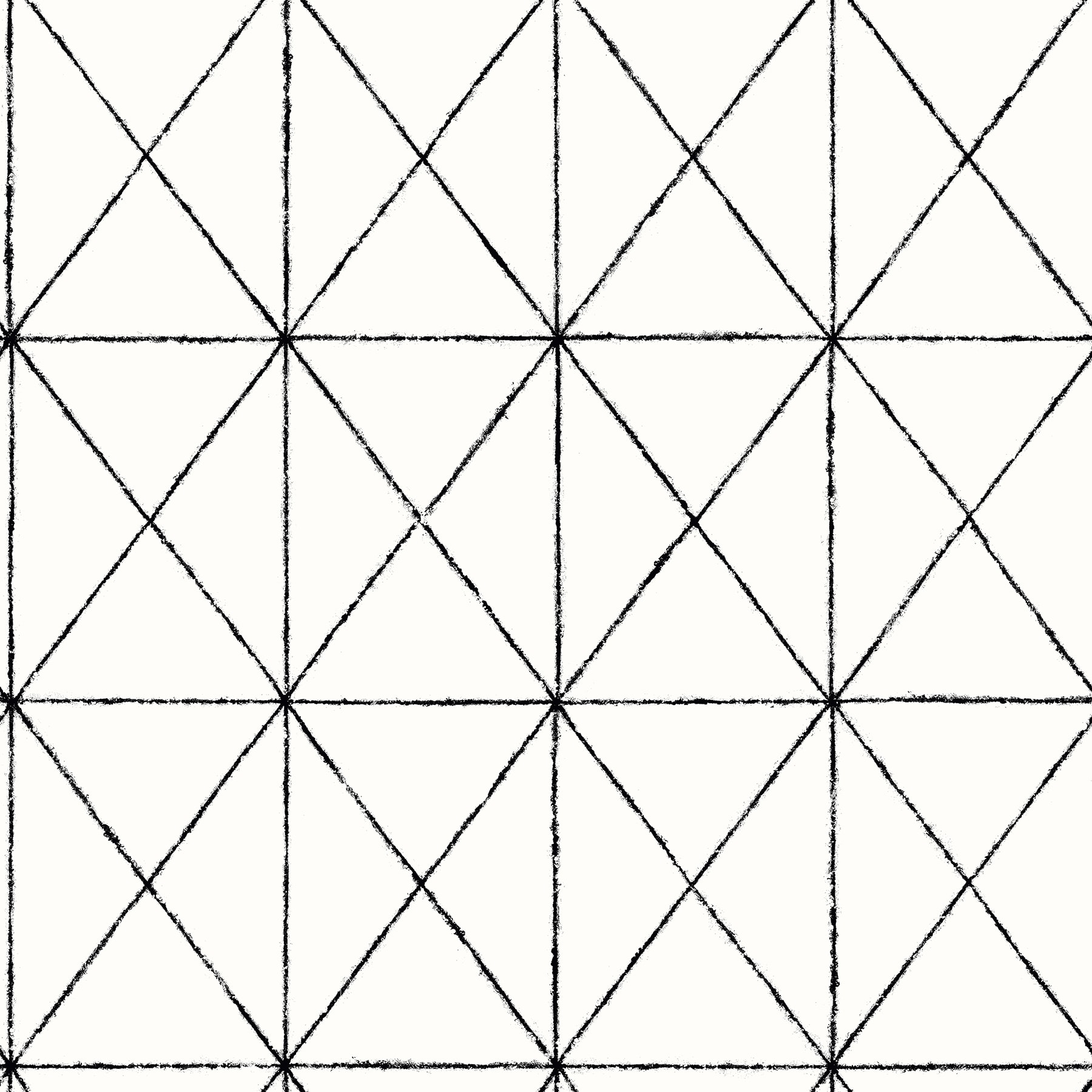 Brewster 2904-78003 Fresh Start Kitchen and Bath 56.4-Sq. Feet Black Non-woven Geometric Unpasted Wallpaper