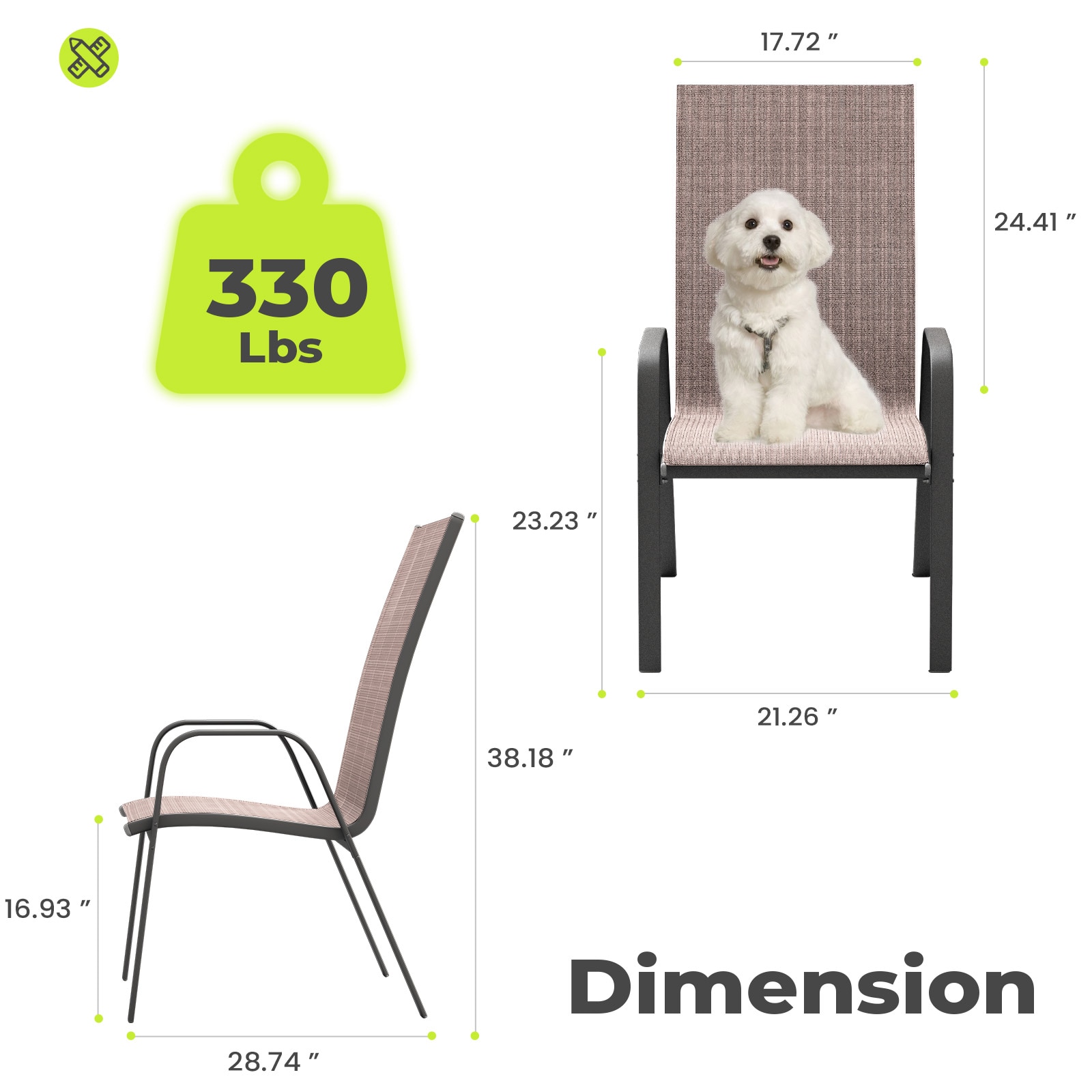 JEAREY XLTKD4G-BN Patio-Chairs - View #6