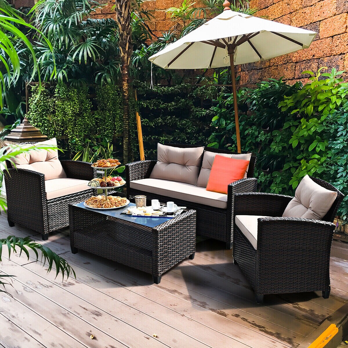 WELLFOR OUZN68659BBN+ Patio-Conversation-Sets - View #6
