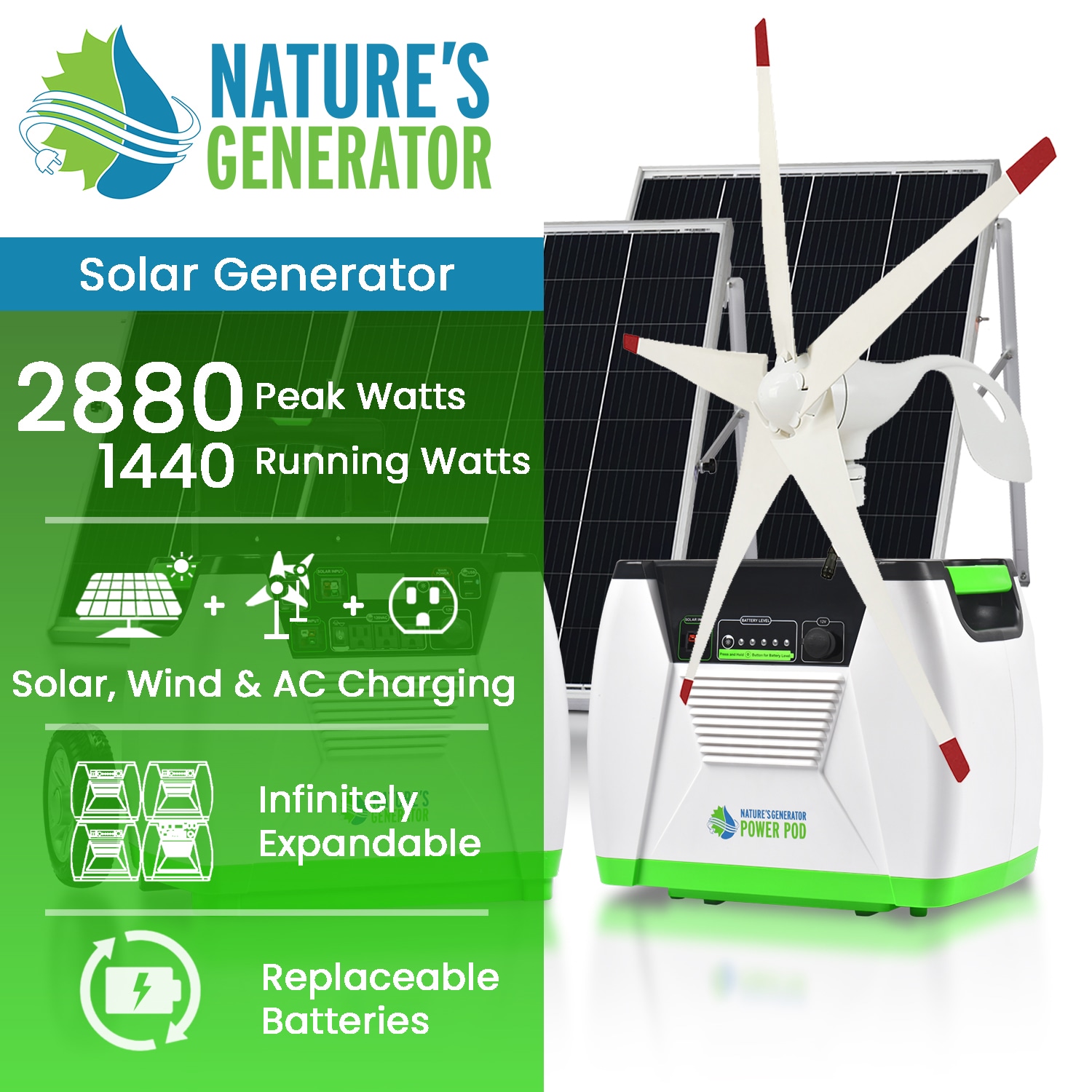 NATURE'S GENERATOR HKNGPTWE Solar-Generators - View #10