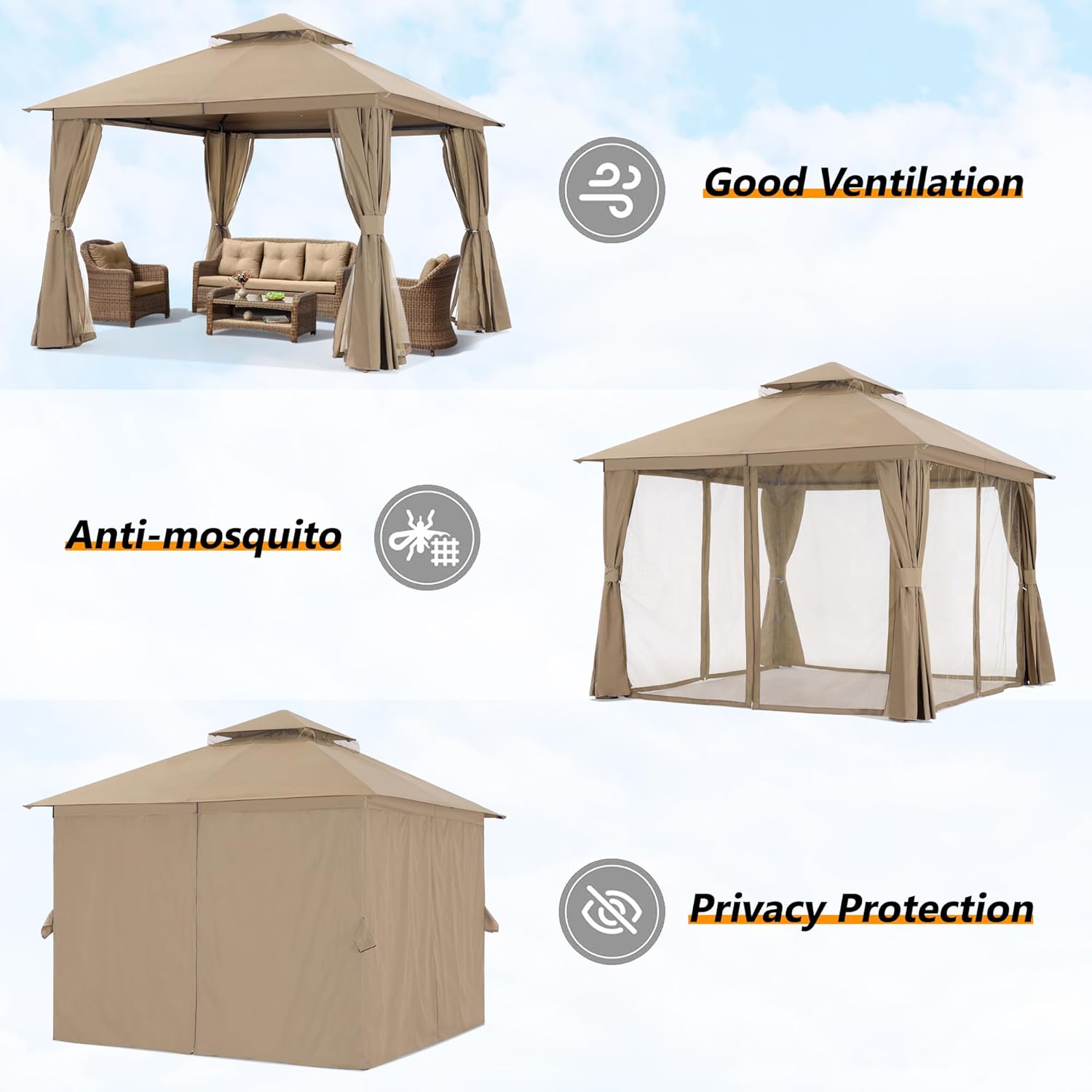 ABCCANOPY ABC-DNSVC-ZRJ Wood-Resin-Gazebos - View #5