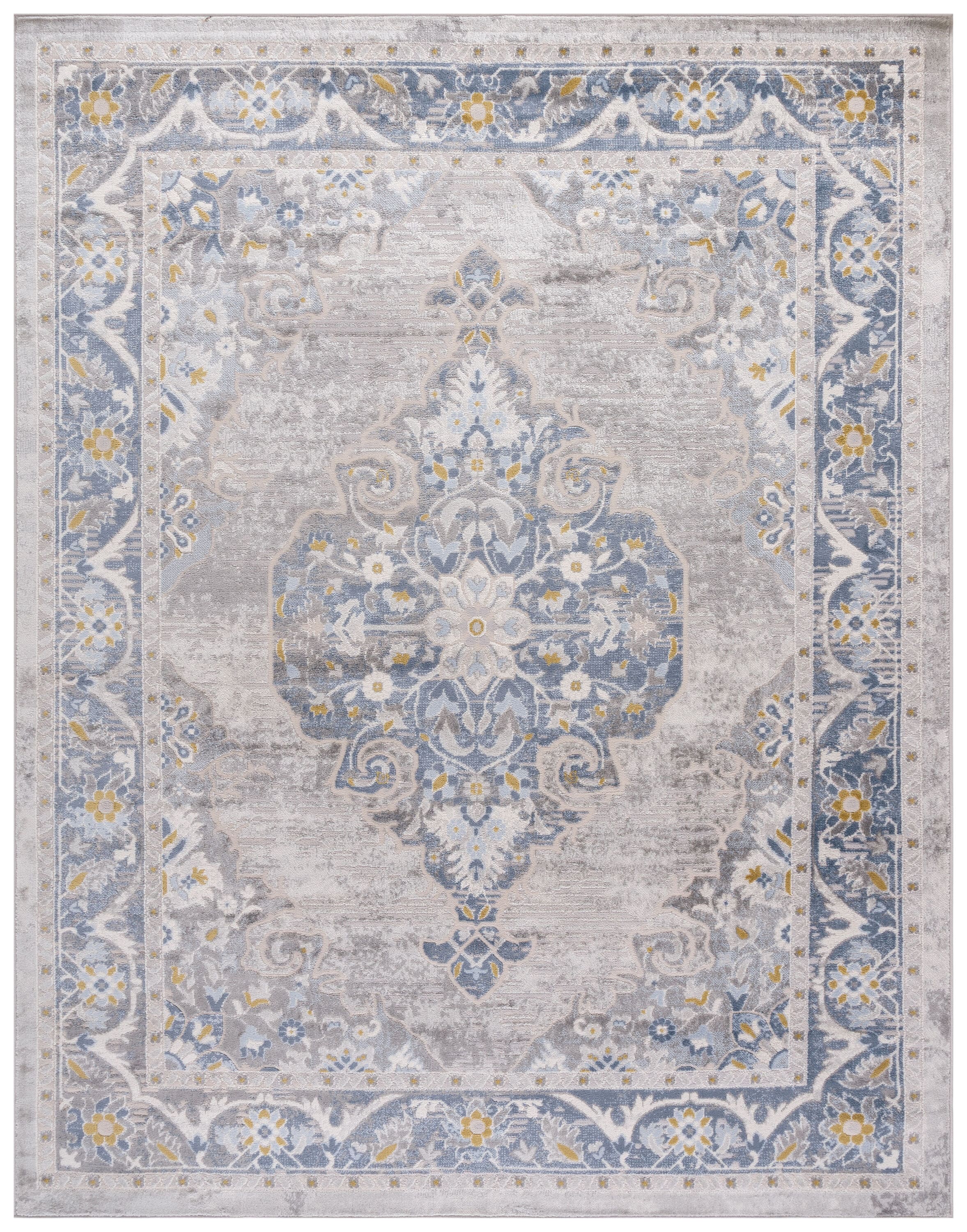Palma 362F Grey/Blue 9 X 12 Area Rug