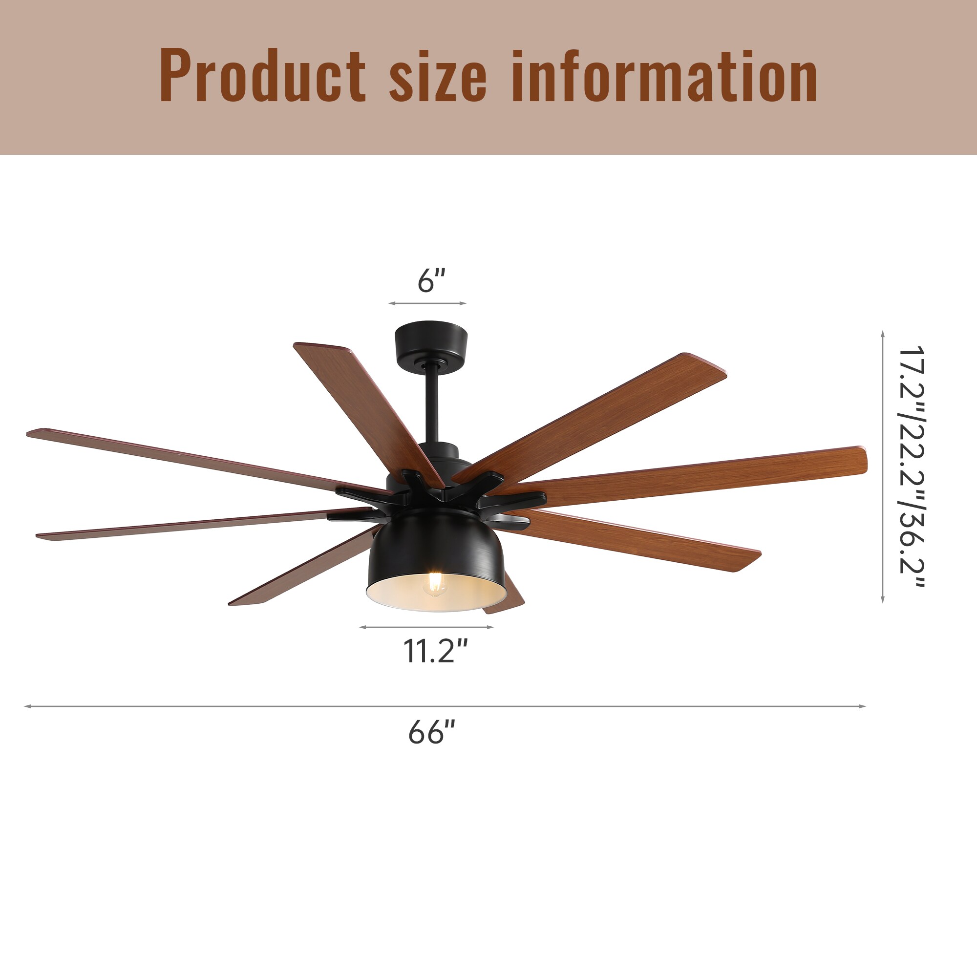 LUXEYARD DS-J-W934P211103 Ceiling-Fans - View #9