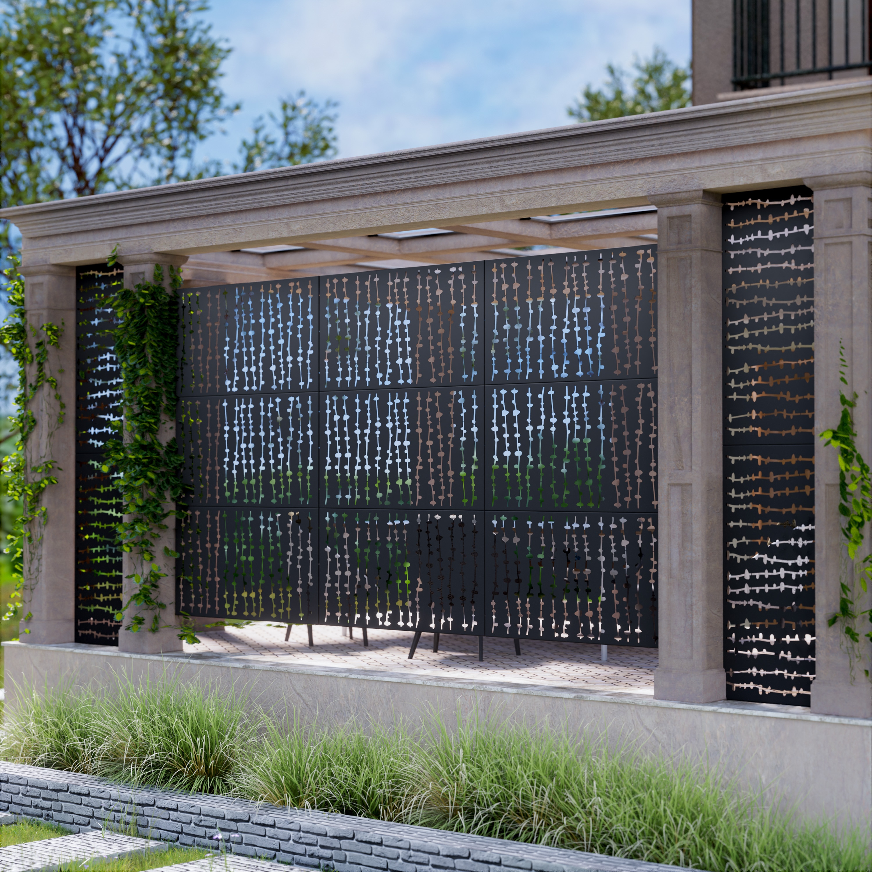 Misty Moon LW0409-OPS-PF183 Outdoor-Privacy-Screen - View #5