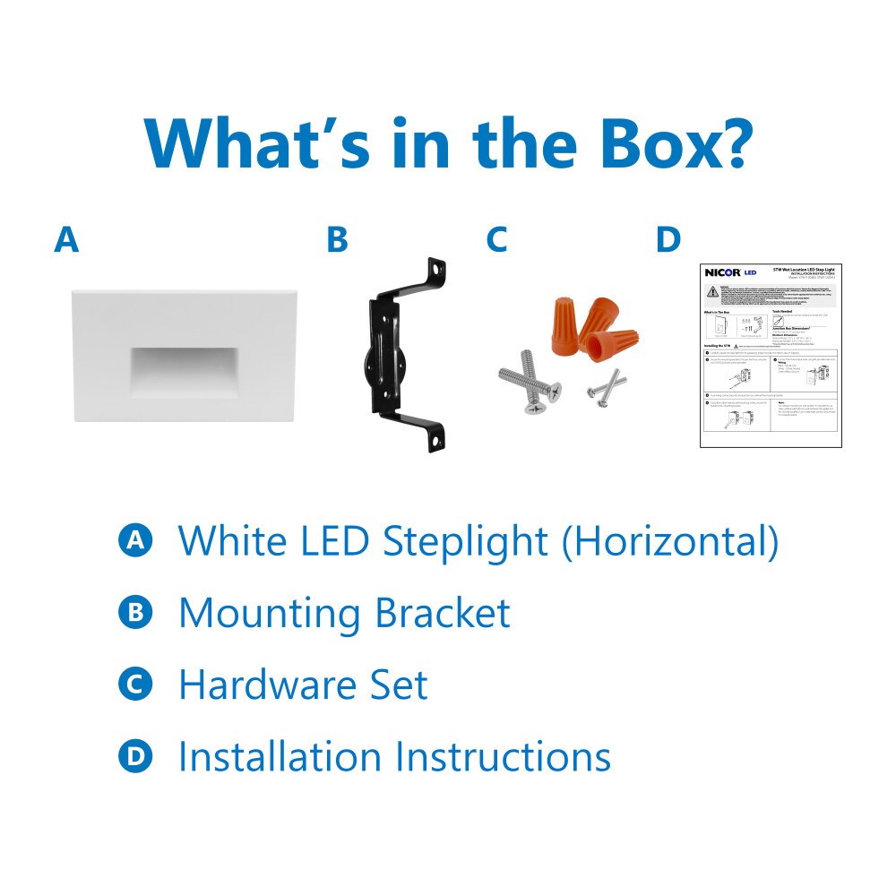 Nicor Lighting STW11203KHWH Path-Lights - View #6