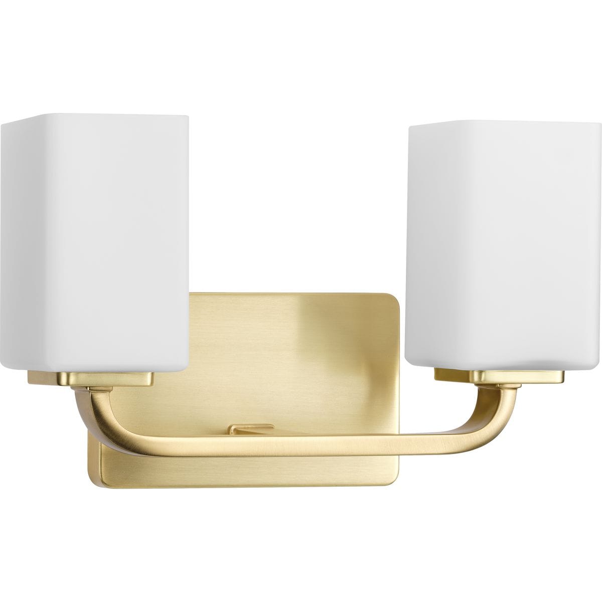 Progress Lighting P300369-012 Cowan 13.5-in 2 -Light Satin Brass Modern/contemporary Vanity light