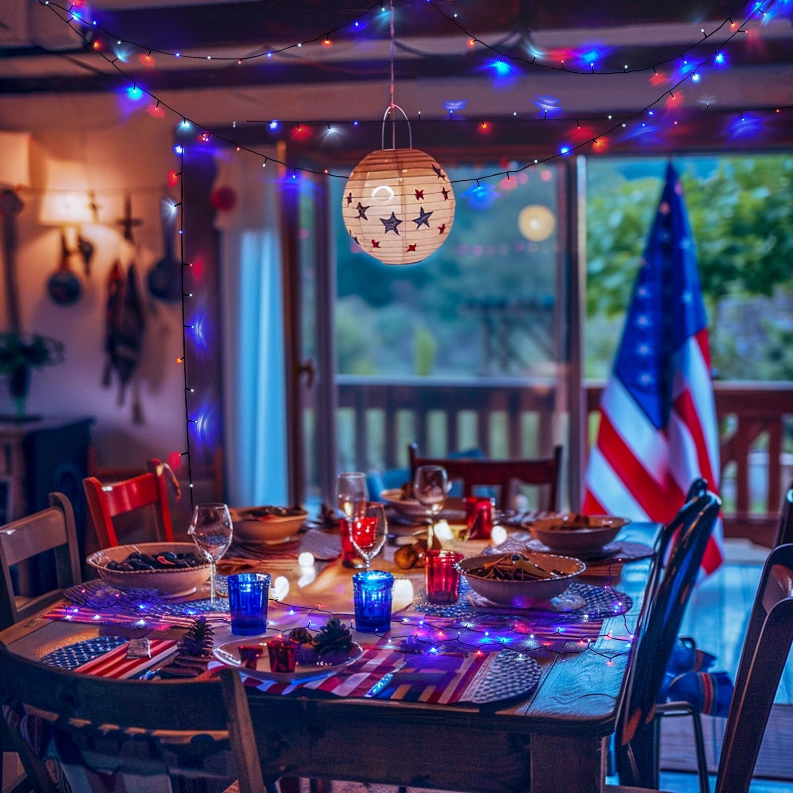 Afoxsos LAF0416D17 Indoor-Fourth-Of-July-Decorations - View #3