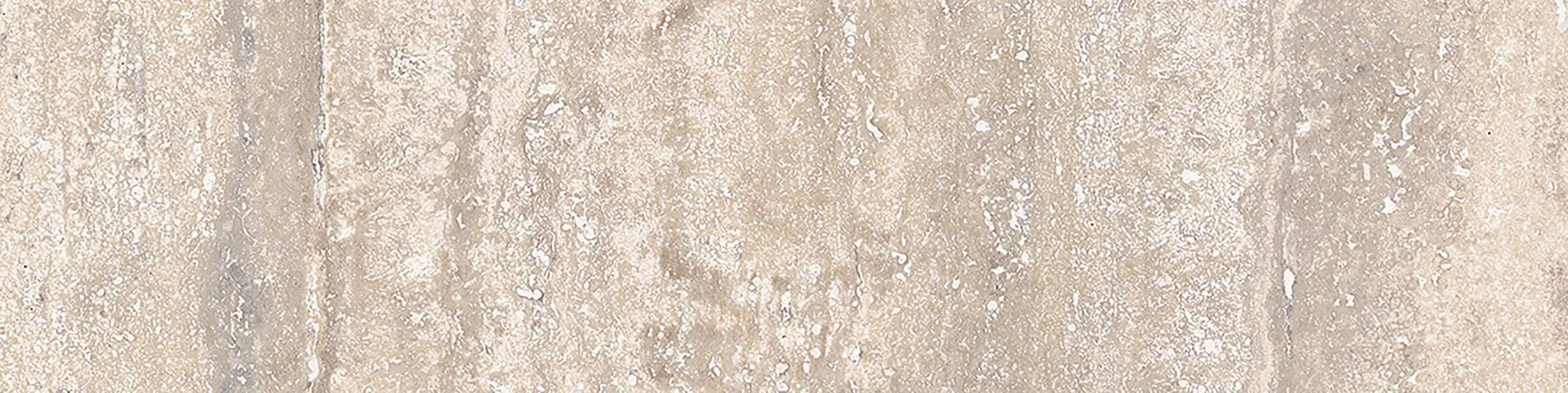 Trevi Argento 3-in x 12-in Porcelain Marble Bullnose Tile (0.23-sq. ft/ Individual Tile) in Medium | - allen + roth 2240524