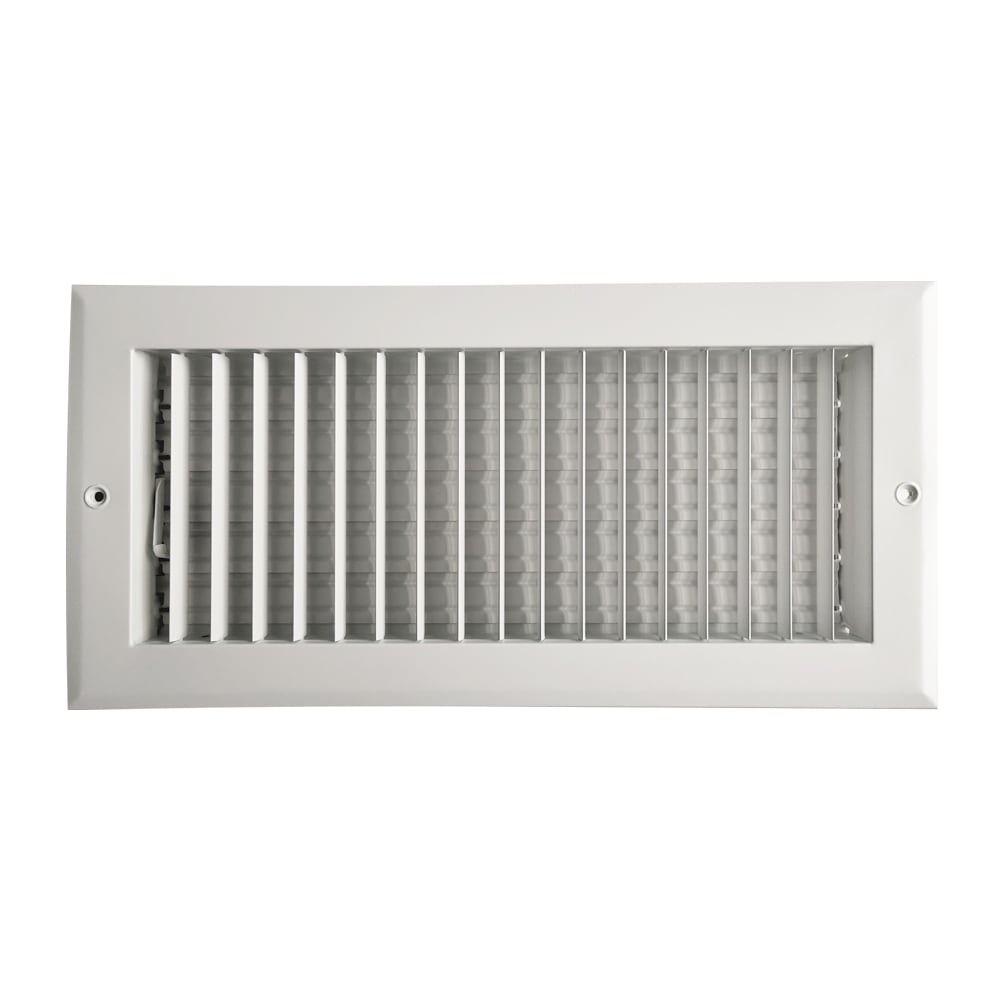 RELIABILT 6881406WH 14-in x 6-in Adjustable Aluminum White Sidewall/Ceiling Register