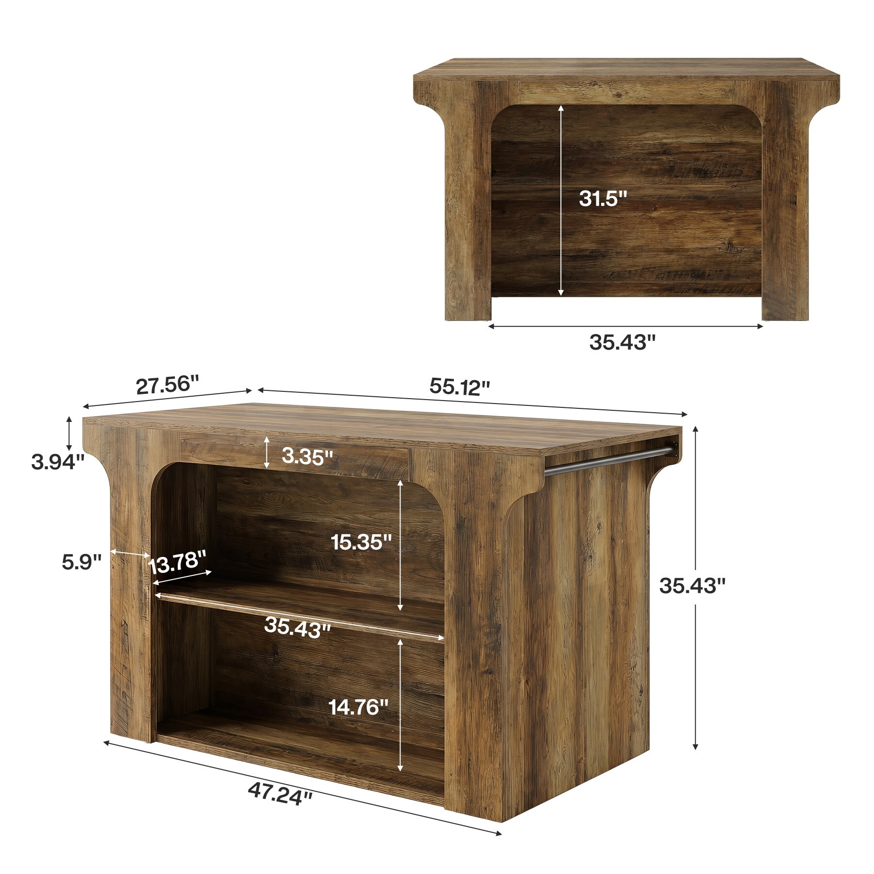Tribesigns LWOYJL-1444YY Kitchen-Furniture - View #4