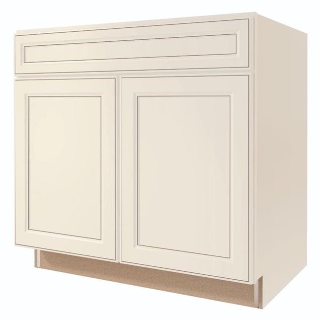 Diamond NOW Caspian 18-in W x 35-in H x 23.75-in D Truecolor Toasted Antique Door and Drawer Base Stock Cabinet Diamond NOW Caspian 18-in W x 35-in H x 23.75-in D Truecolor Toasted Antique Door and Drawer Base Stock Cabinet