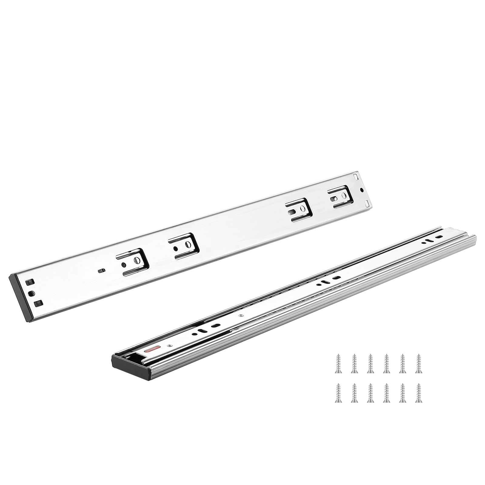 GIVIMO Drawer Slides 22-in 6-Pair Side Mount Heavy Duty Full Extension Steel Track Soft-Close Ball Bearing Cabinet Kitchen Runners 100-lb Load Capacity #LW108GIVSS3288