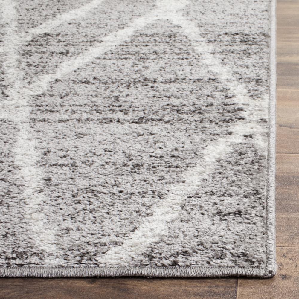 Ivory Synthetic Easy Care Reversible Area Rug, 6' x 9'