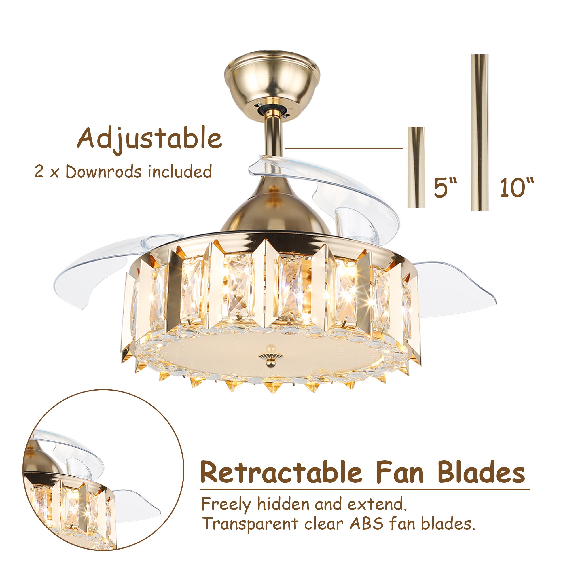 Bella Depot BD3656-G Ceiling-Fans - View #6