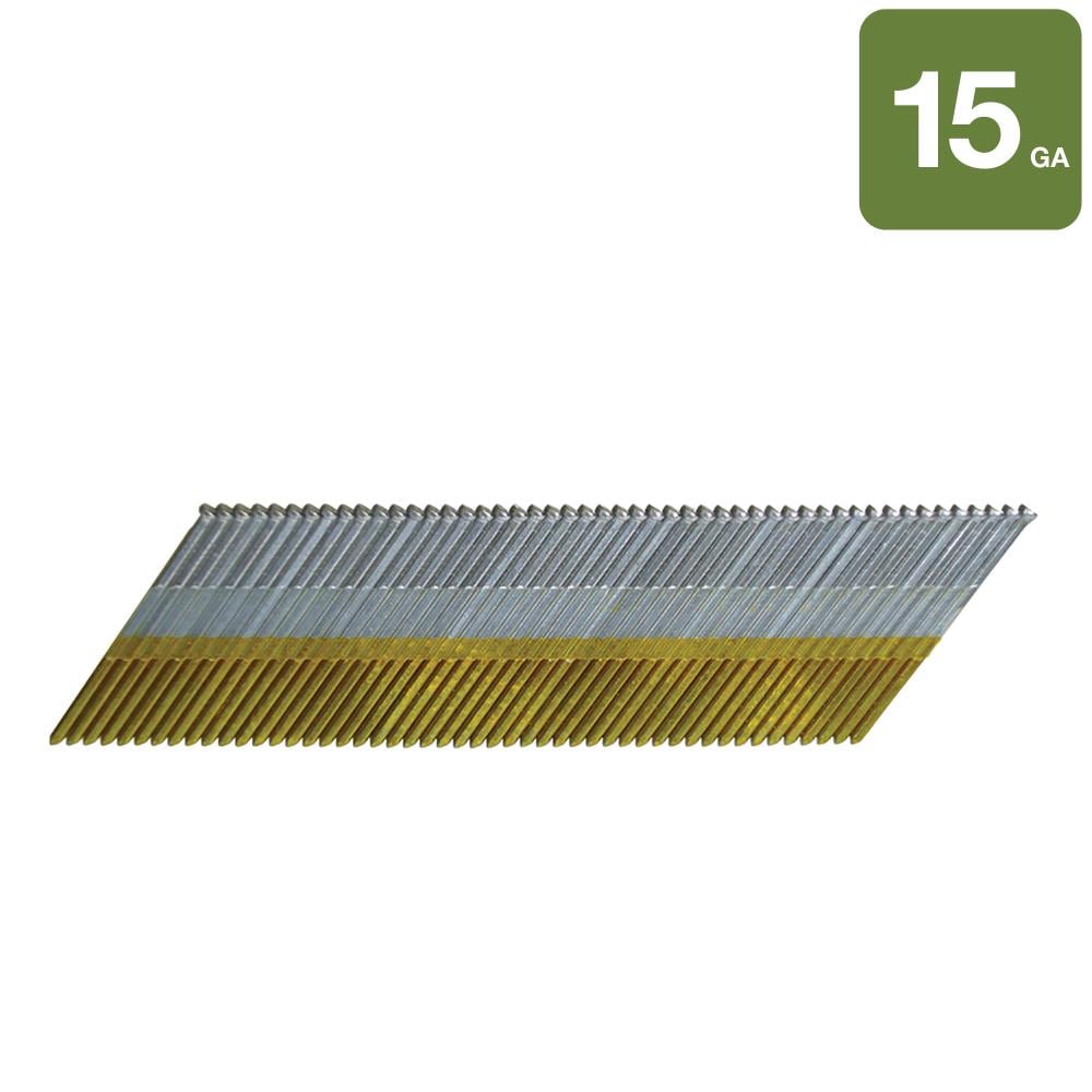 Metabo HPT 2-1/2-in 15-Gauge Angled Electro-Galvanized Collated Finish  Nails (3000-Per Box)