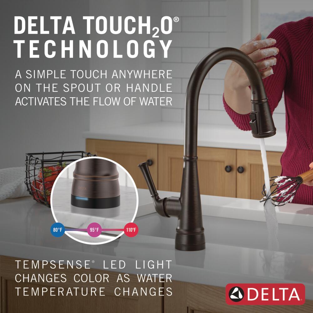 Delta 19814TZ-RBSD-DST Kitchen-Faucets - View #2