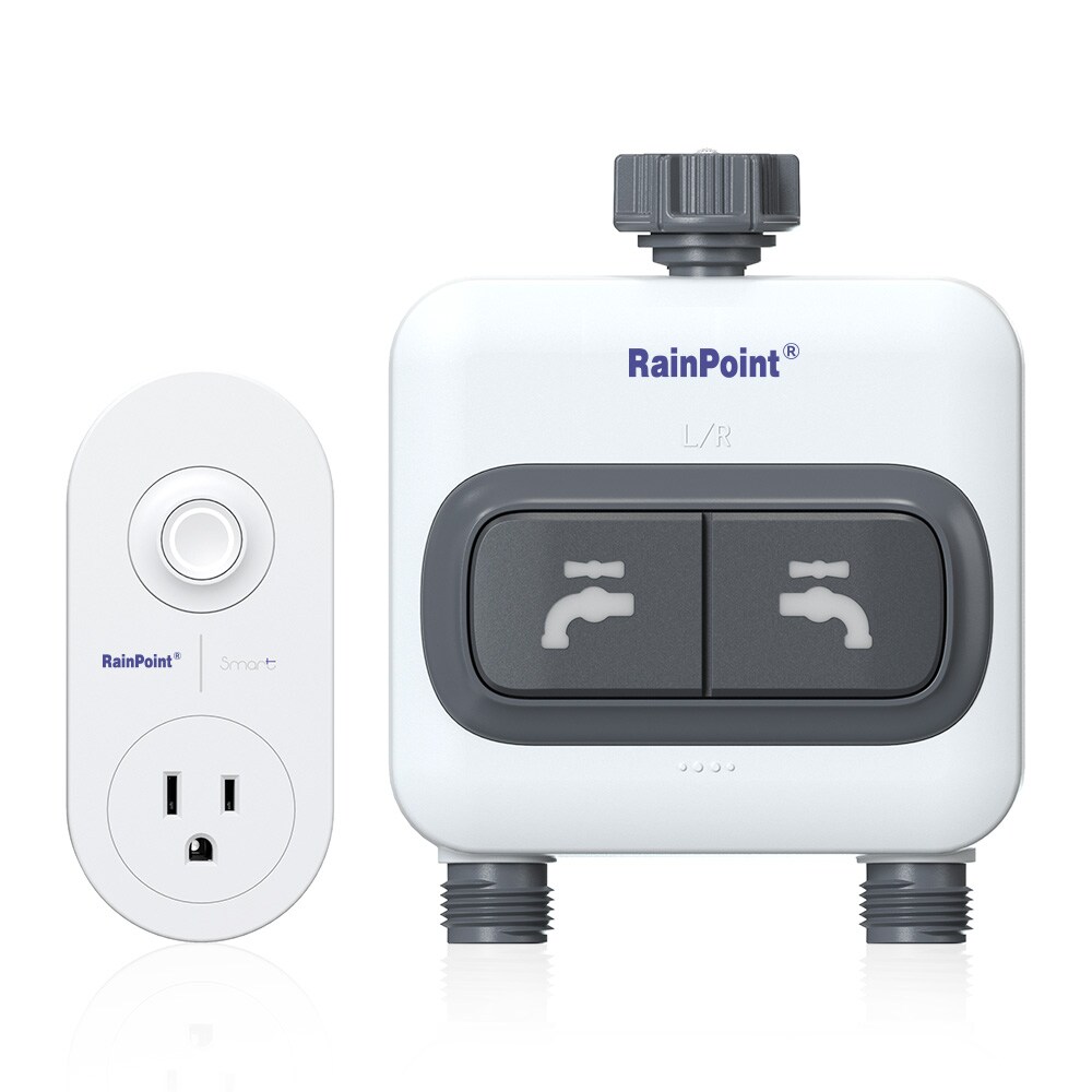 RainPoint HTV213FRF+HWG004WRF 2 -Station Analog Wi-Fi Compatible Indoor/Outdoor