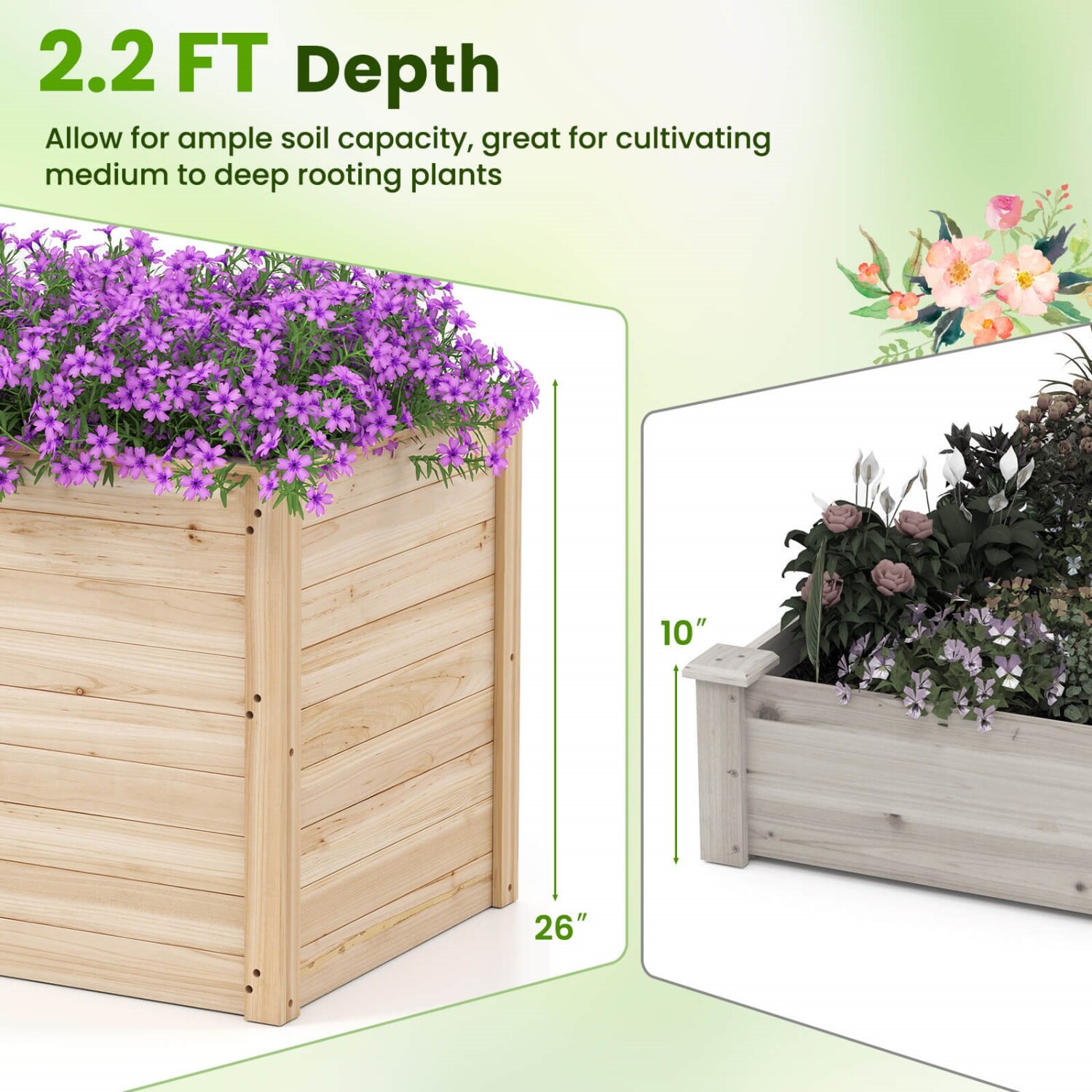 Costway CSHY005290 Raised-Planter-Boxes - View #8
