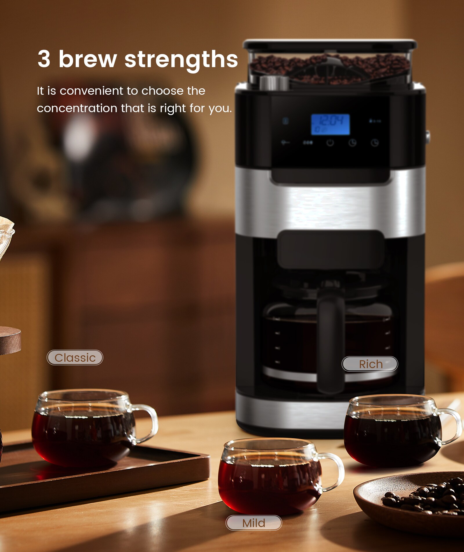 COWSAR LSCM8025-BLACK Coffee-Makers - View #5