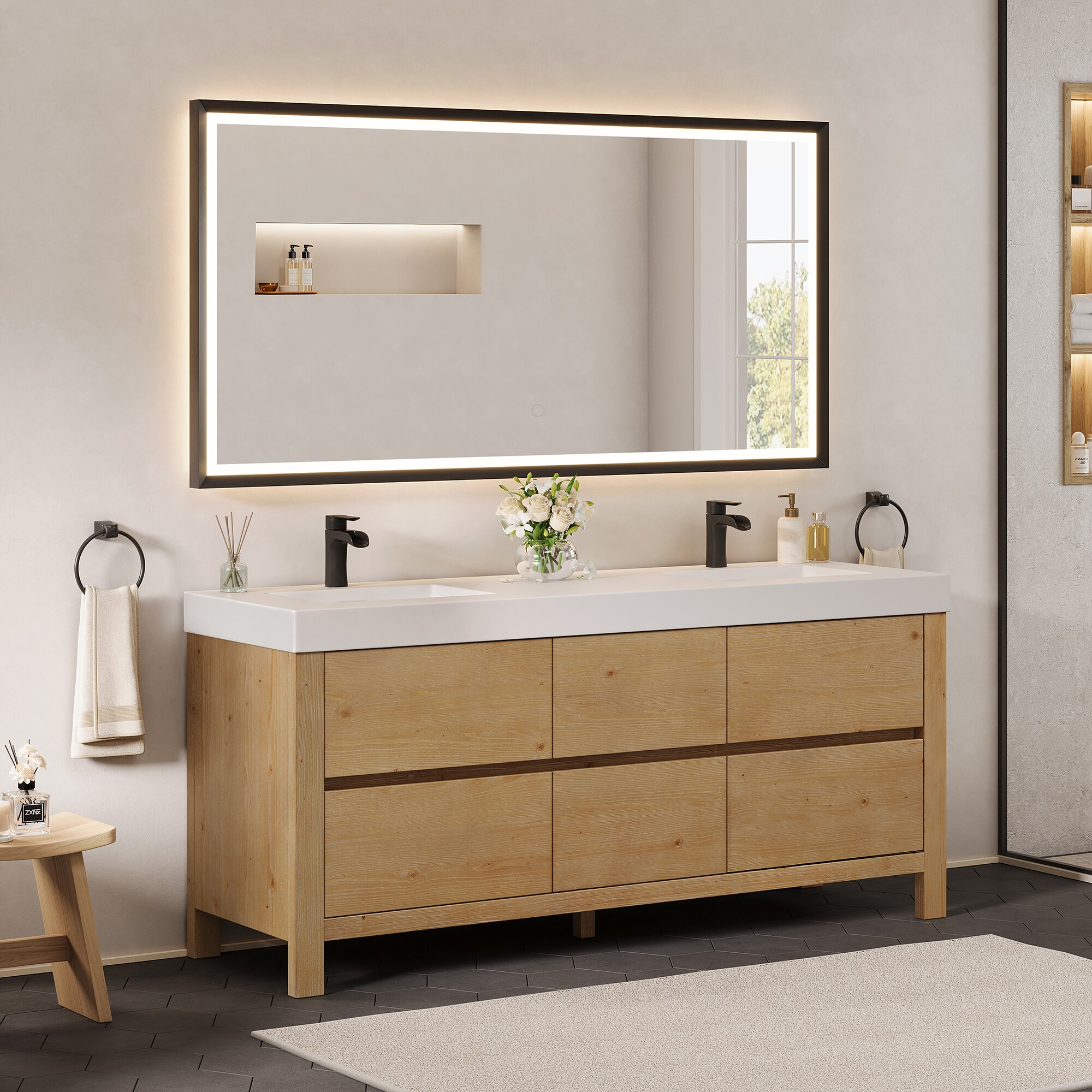 Altair 574072-WF-WH Bath-Vanity-Combo - View #3