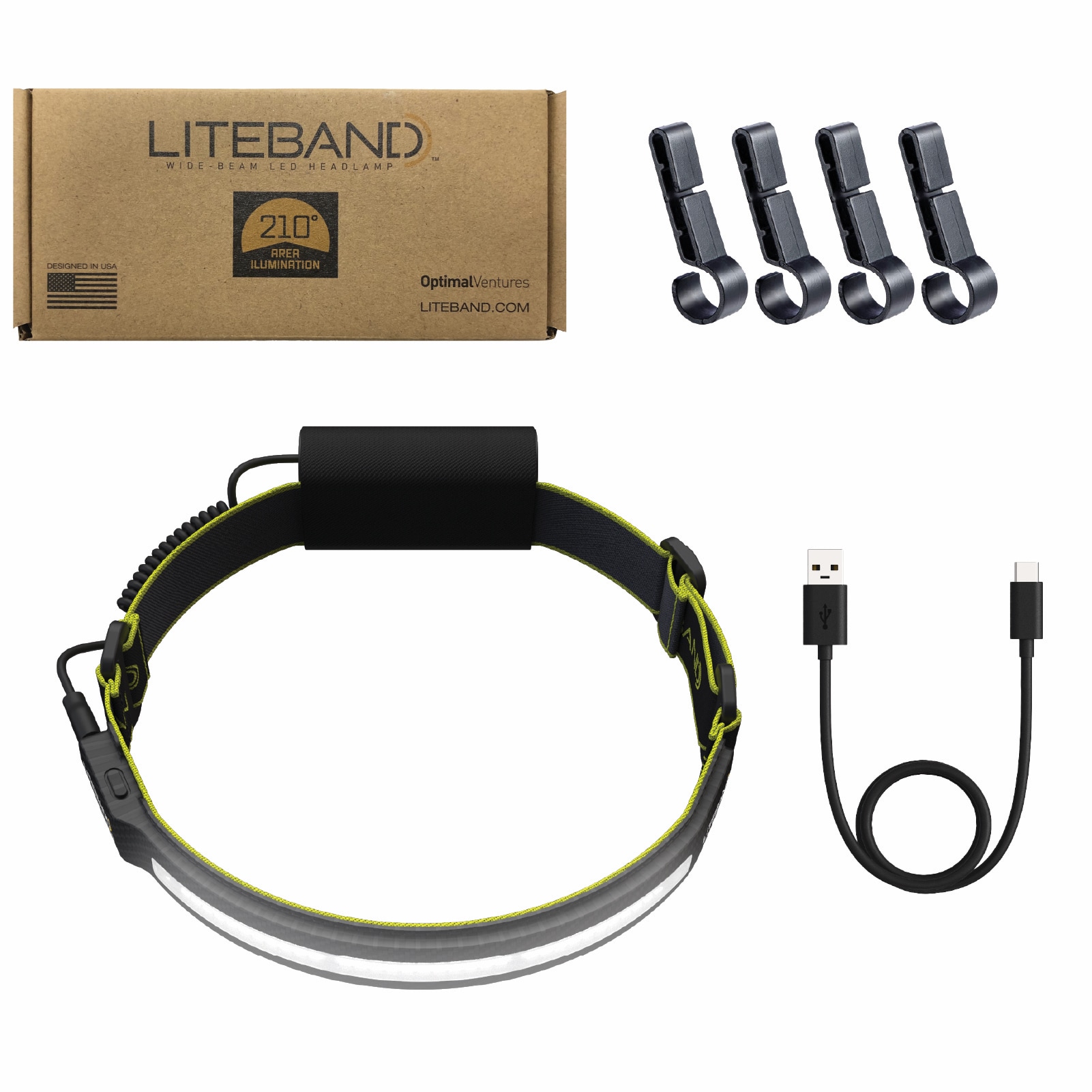 Liteband 1000-Lumen LED Rechargeable Headlamp (Battery Included) in the  Headlamps department at