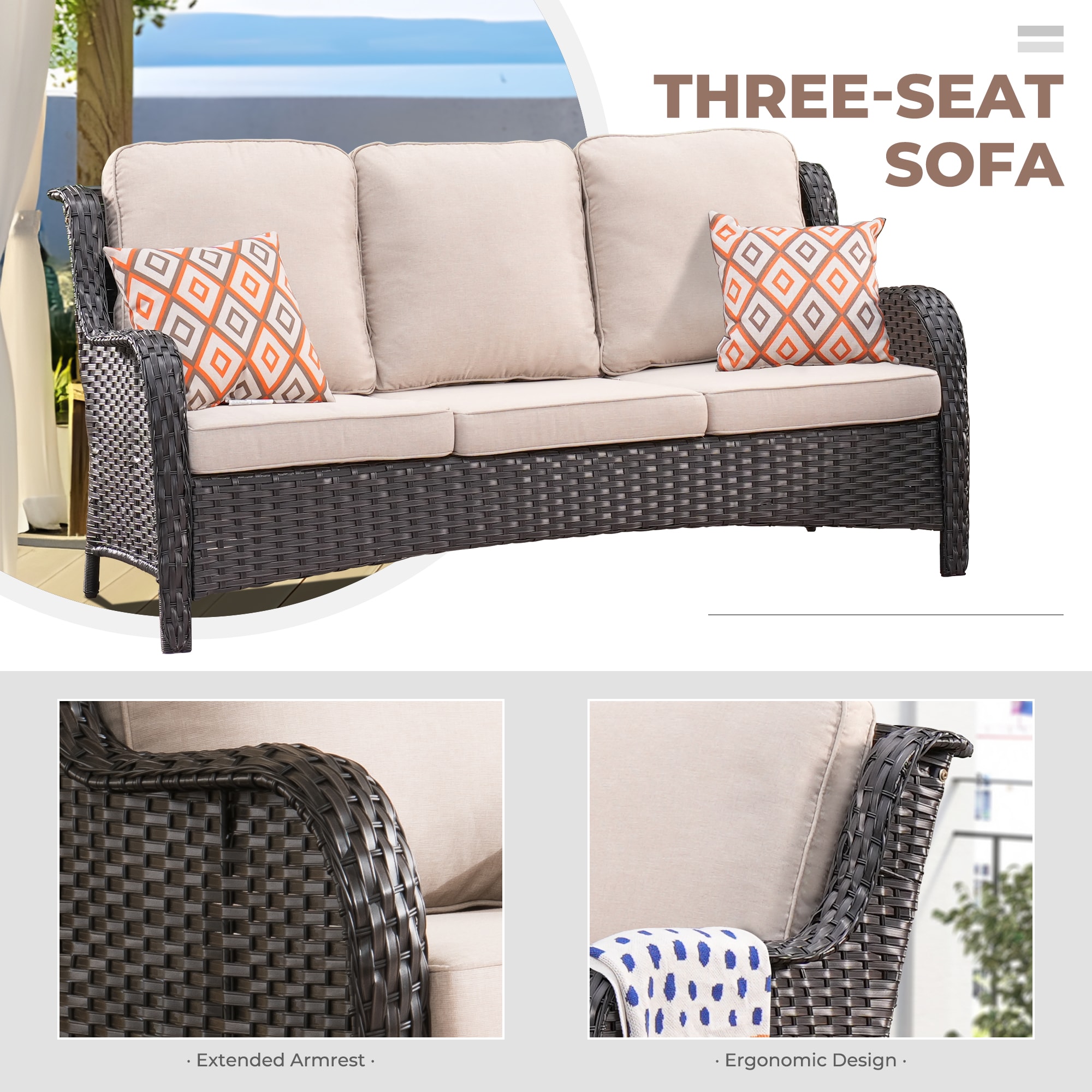 Ovios NTC6-602 Patio-Conversation-Sets - View #2