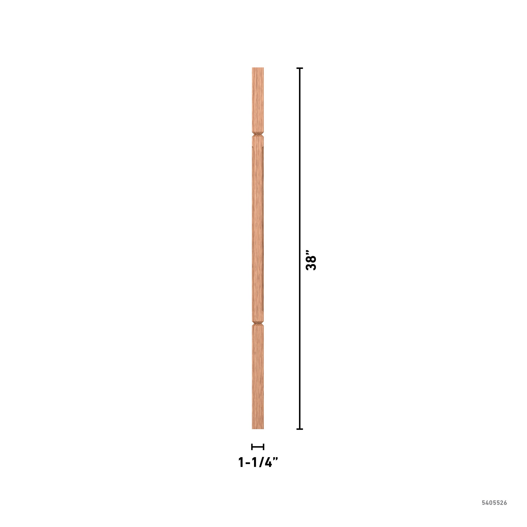 L.J. Smith Stair Systems LJC-5060V-O 38 Interior-Stairpart-Balusters - View #4
