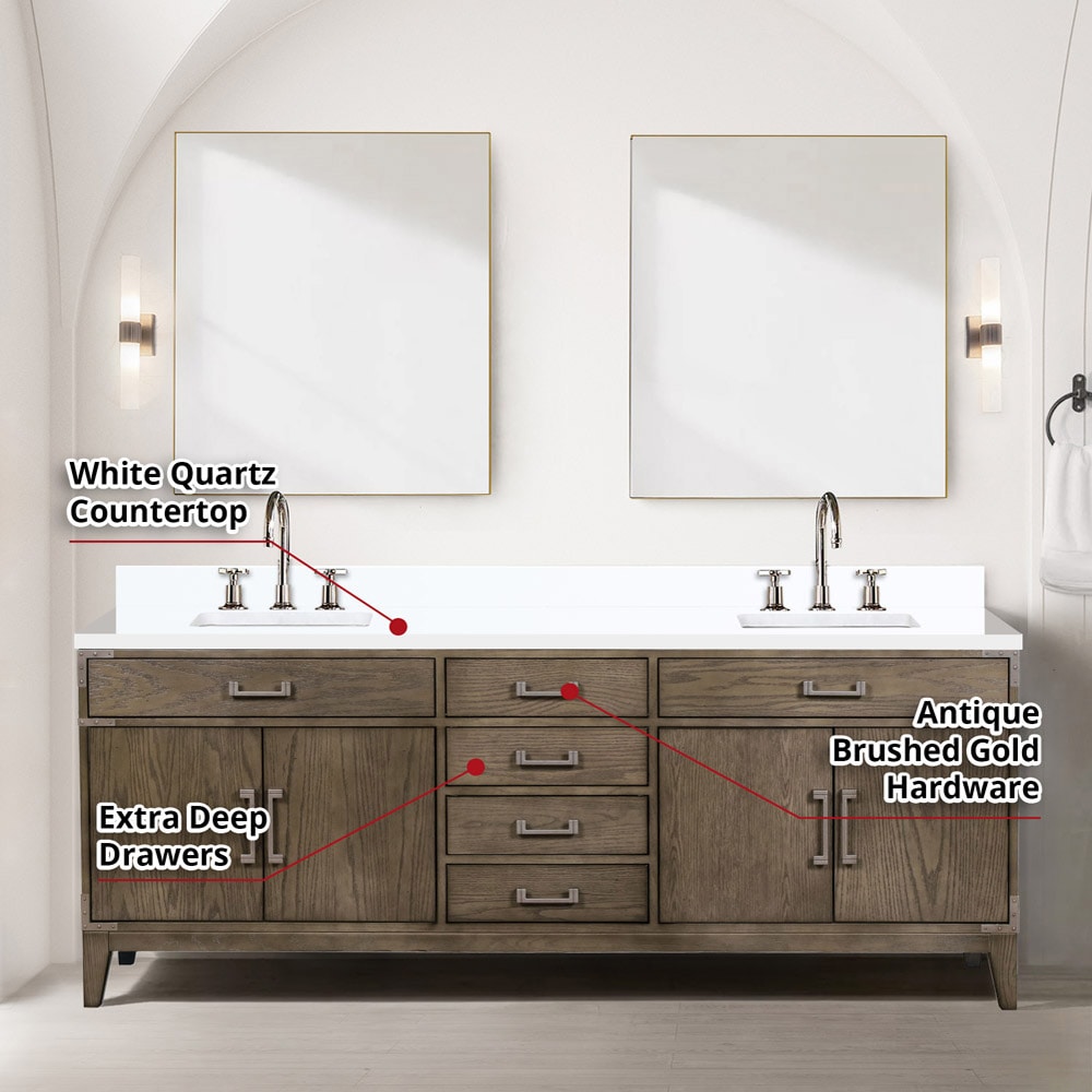 Lexora LVW84DR211 Bath-Vanity-Combo - View #7