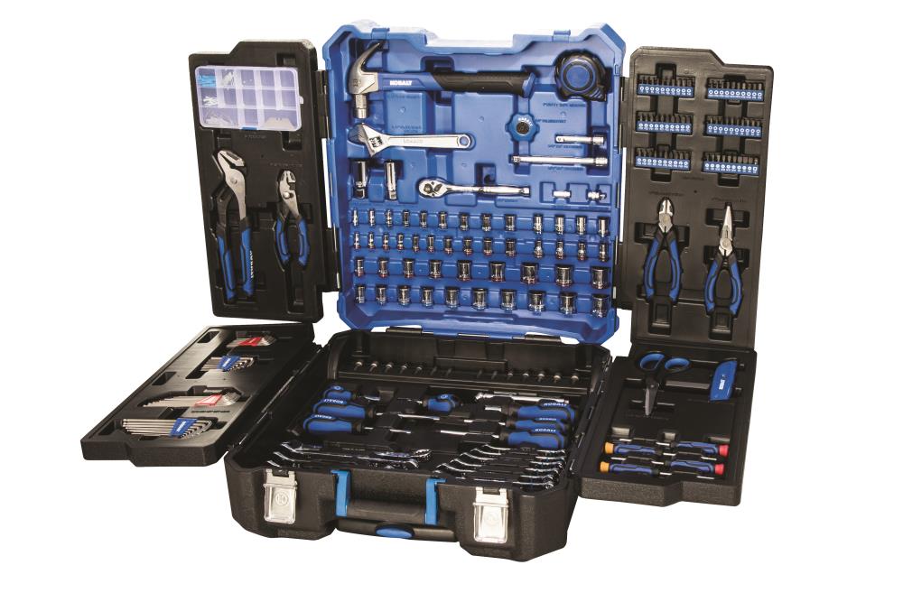 BLACK+DECKER 59-Piece Household Tool Set with Soft Case in the Household  Tool Sets department at