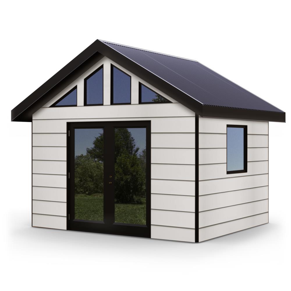 Studio Shed SS 10X12 CRESTONE DIFM UF In The Wood Storage Sheds   40352476 