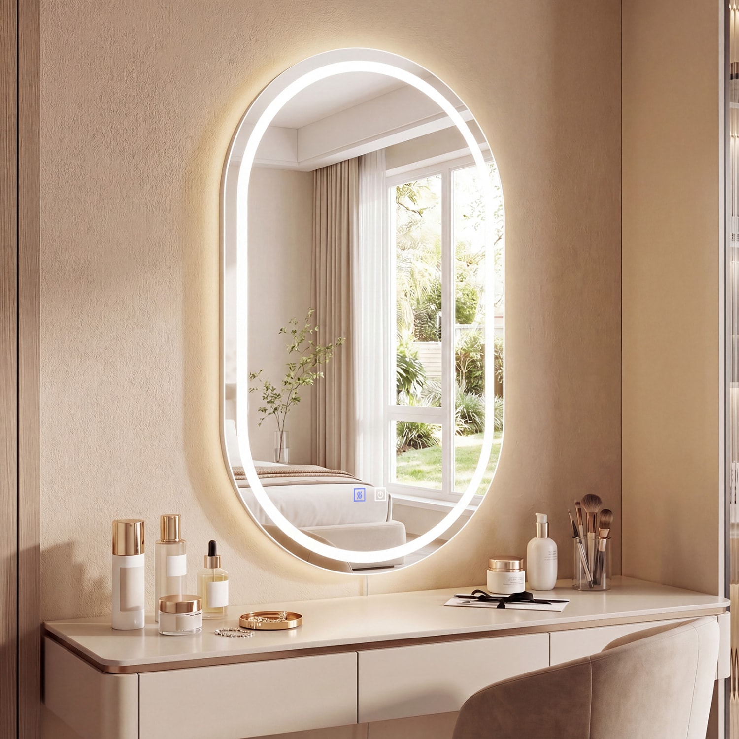 Clihome CL-LD-43337 Framed-Bath-Mirrors - View #3