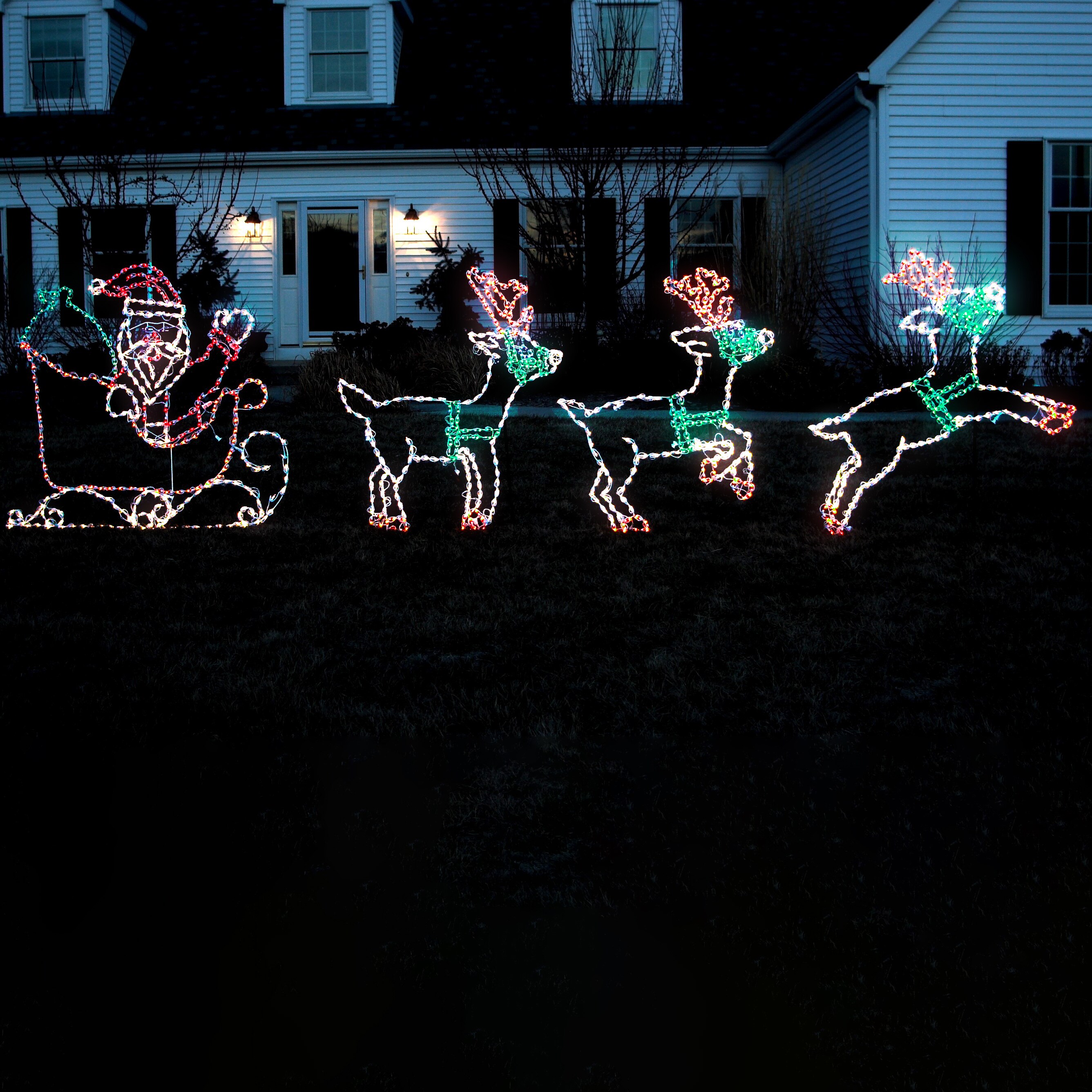 Holidynamics Holiday Lighting Solut 45-in Hanging Reindeer Yard ...