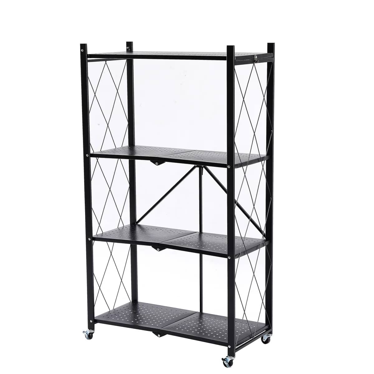 J&V TEXTILES 7052-BK Free-Standing-Shelving - View #5