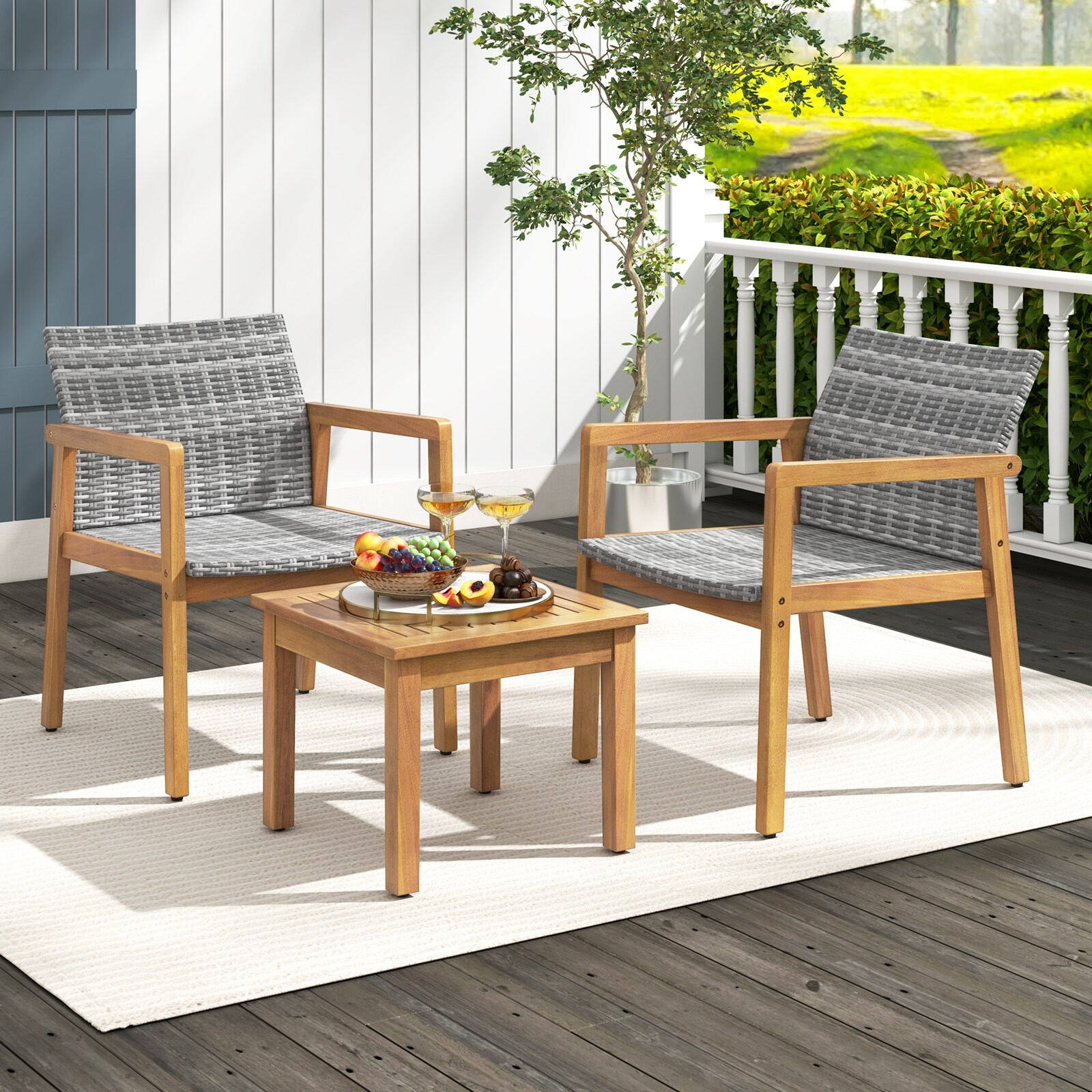 Ayelon 796LW4KHW72 Patio-Conversation-Sets - View #2