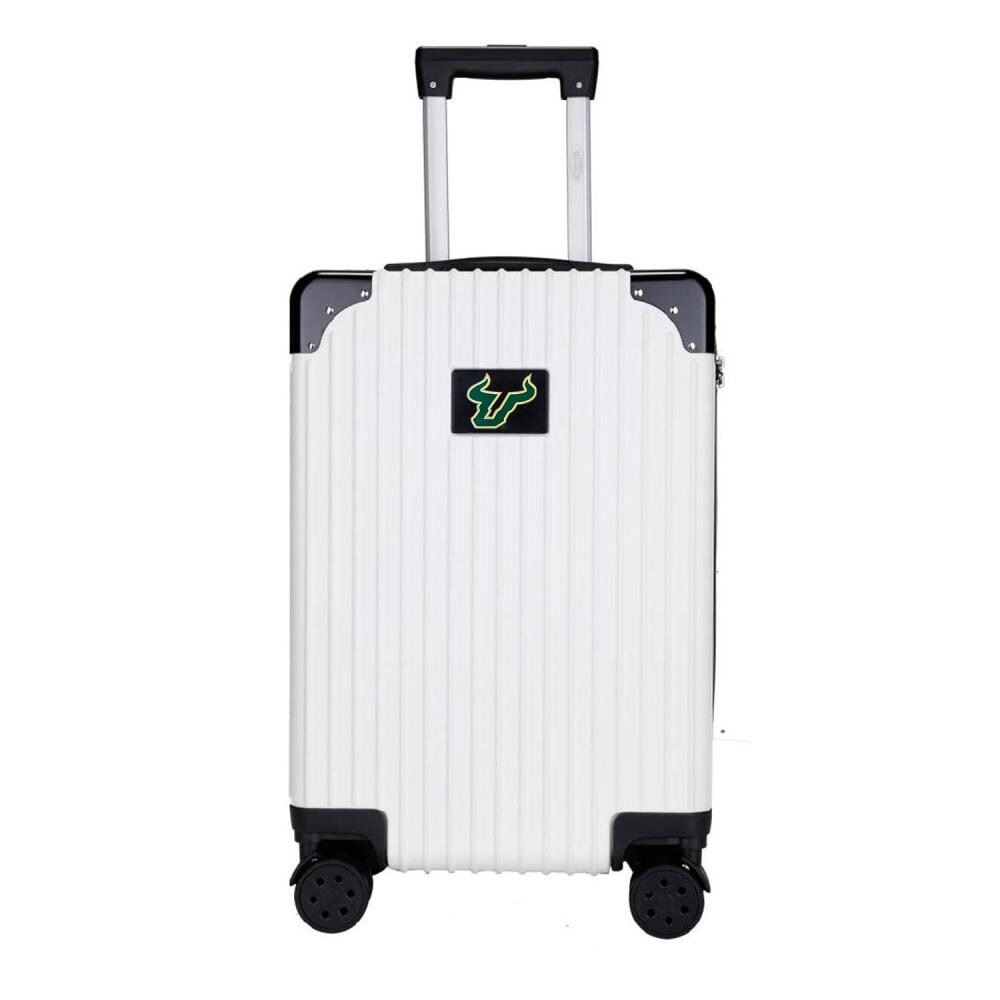 Mojo Licensing CLSFL210_WHITE NCAA South Florida Bulls 23.75 x 15.5 x 9.75 White Polycarbonate Hardshell Carry-on Bag (1-Bag)