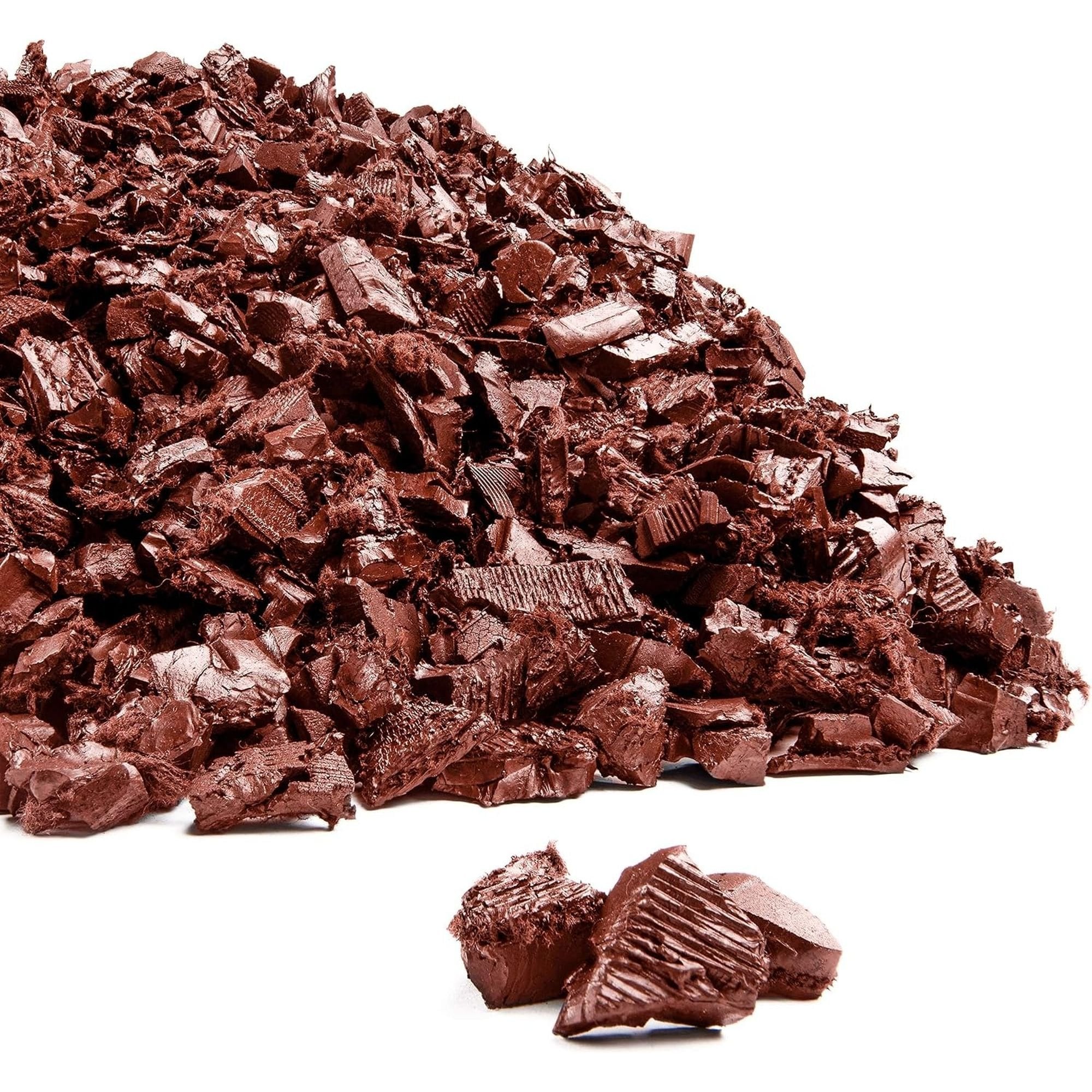 Wudkey - 1.55cu ft 40lb Red Rubber Mulch Nuggets Irregular Shape Protective Flooring