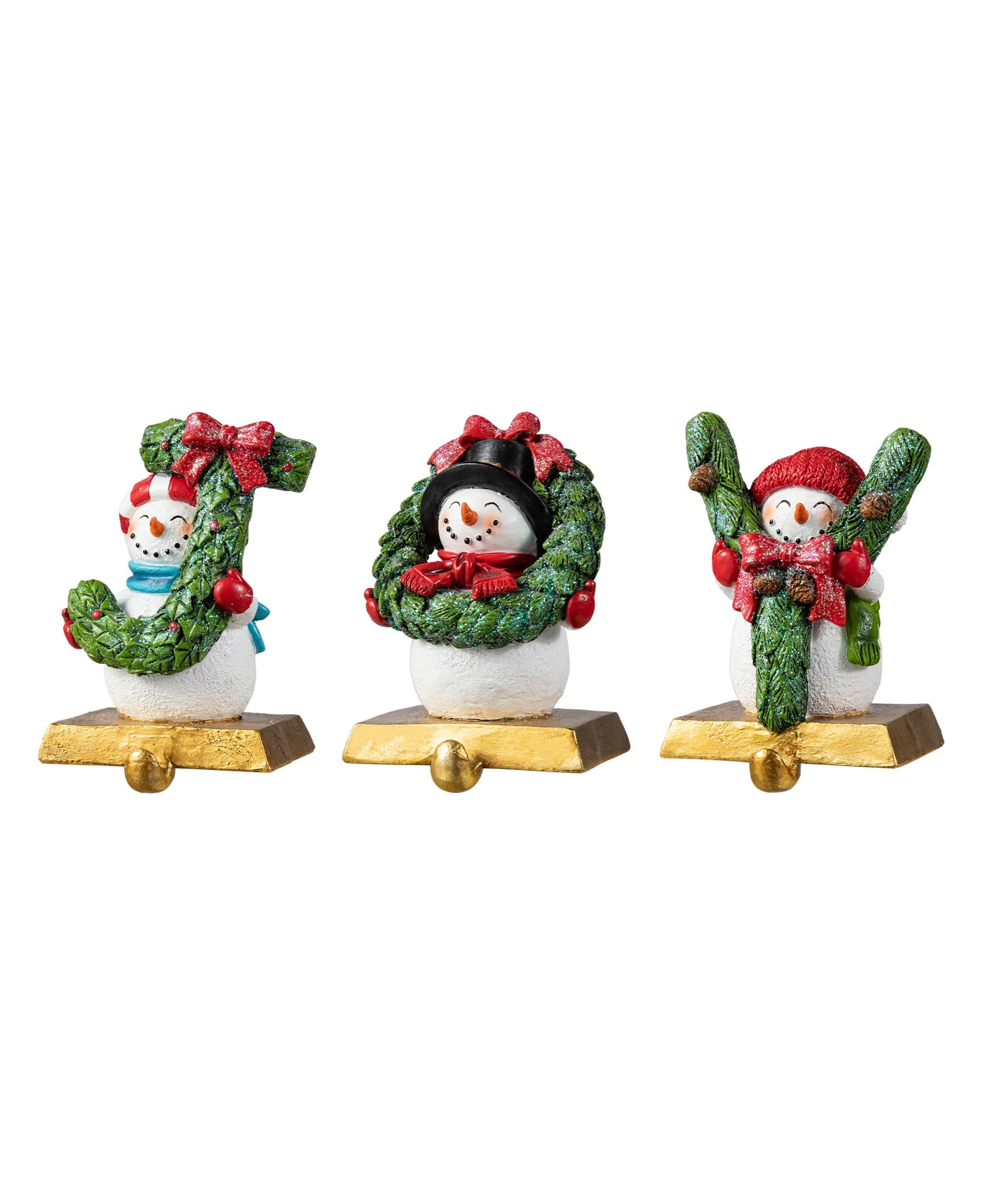 Glitzhome 2005000075 Decorative Resin Stocking holder