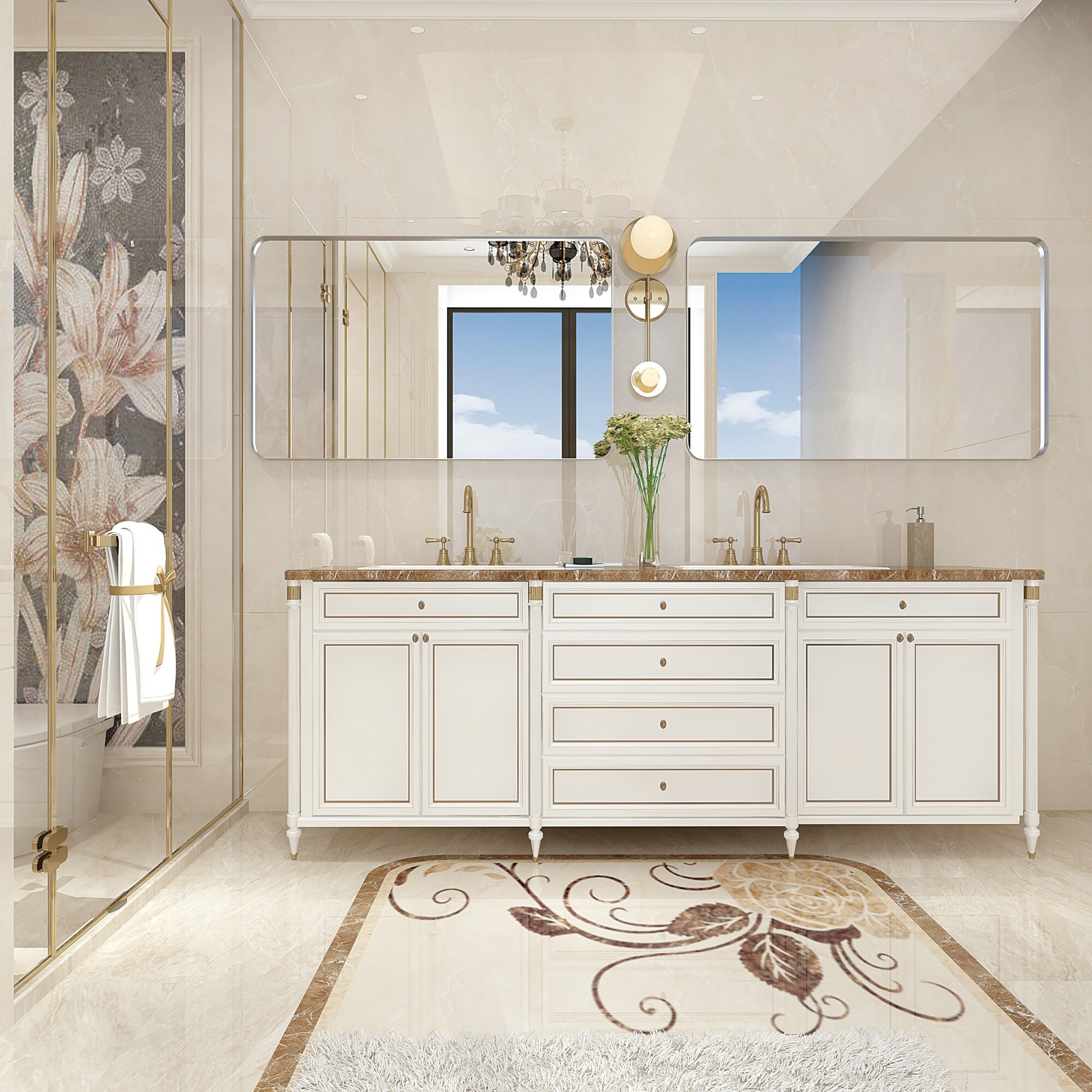 ToolCat SF1-35-YT Framed-Bath-Mirrors - View #12