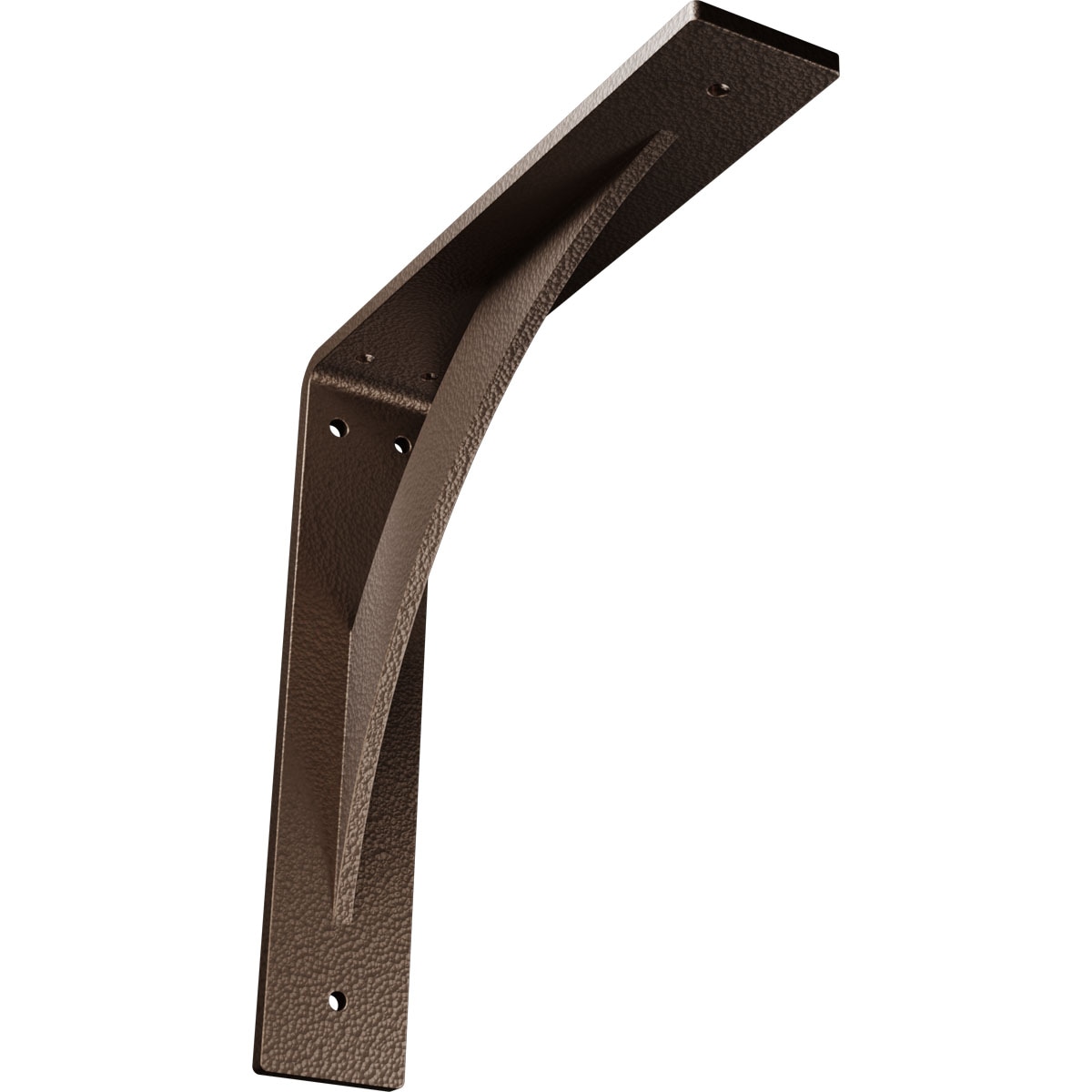 Ekena Millwork BKTM02X10X10LEHDB Legacy 10-in x 2-in x 10-in Bronze Steel Countertop support bracket