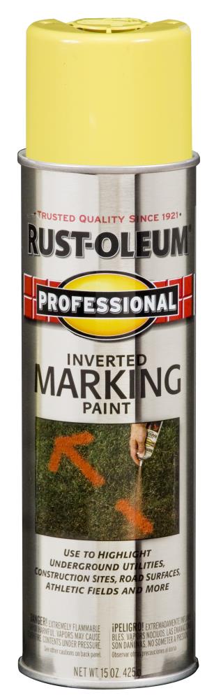 Rust-Oleum Marking Flat Yellow (NET WT. 15-oz) in the Spray Paint