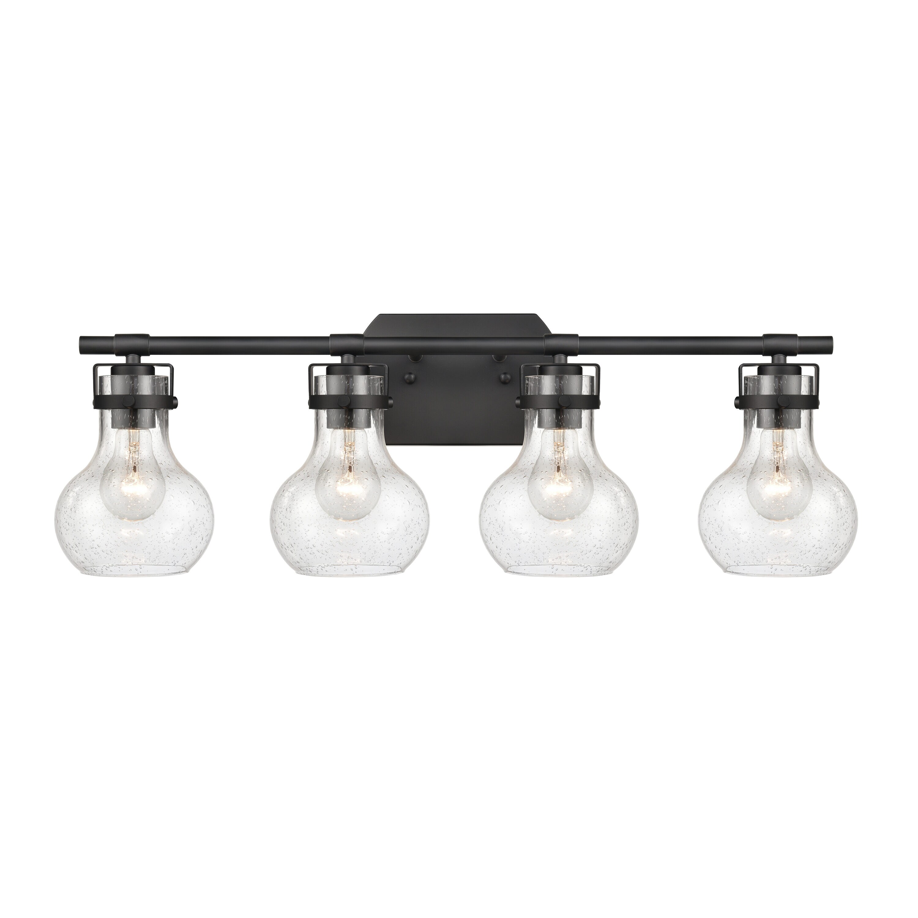 Westmore by ELK Lighting LW-220711023 Dalton 29-in 4-Light Matte Black Transitional Vanity Light
